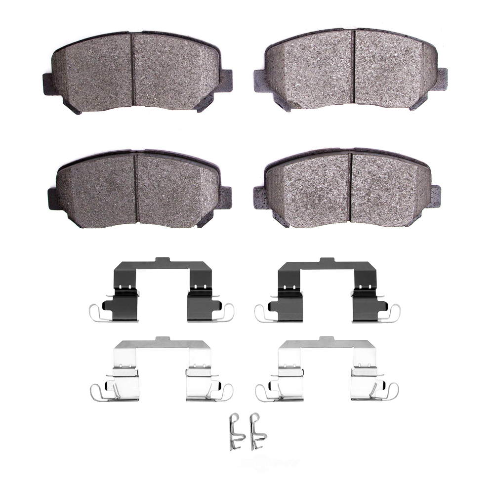 DFC - DFC 5000 Advanced Brake Pads - Ceramic and Hardware Kit (Front) - DF1 1551-1640-02