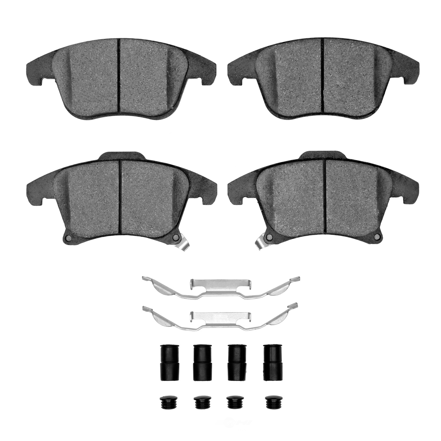 DFC - DFC 5000 Advanced Brake Pads - Ceramic and Hardware Kit (Front) - DF1 1551-1653-01