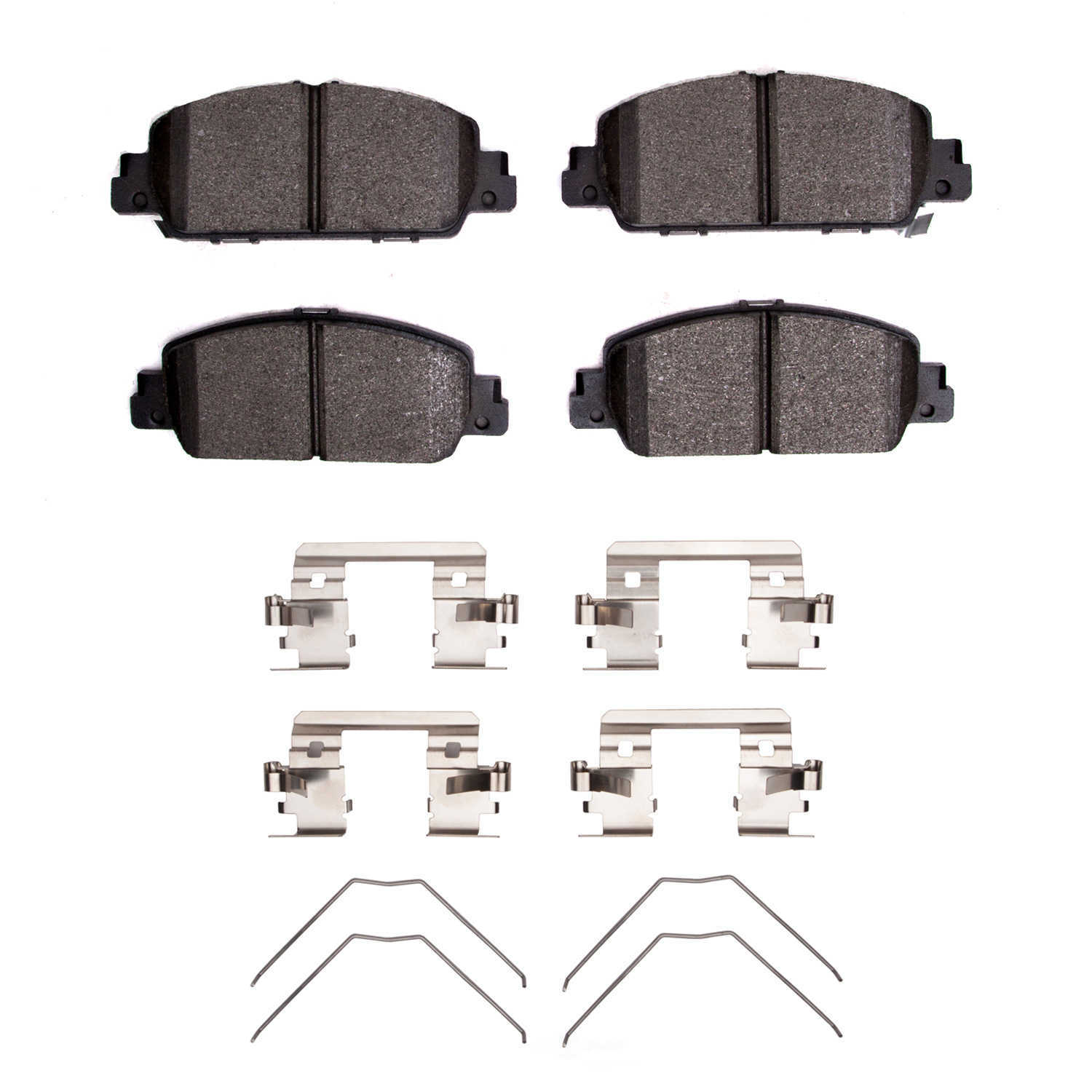 DFC - DFC 5000 Advanced Brake Pads - Ceramic and Hardware Kit (Front) - DF1 1552-1654-01