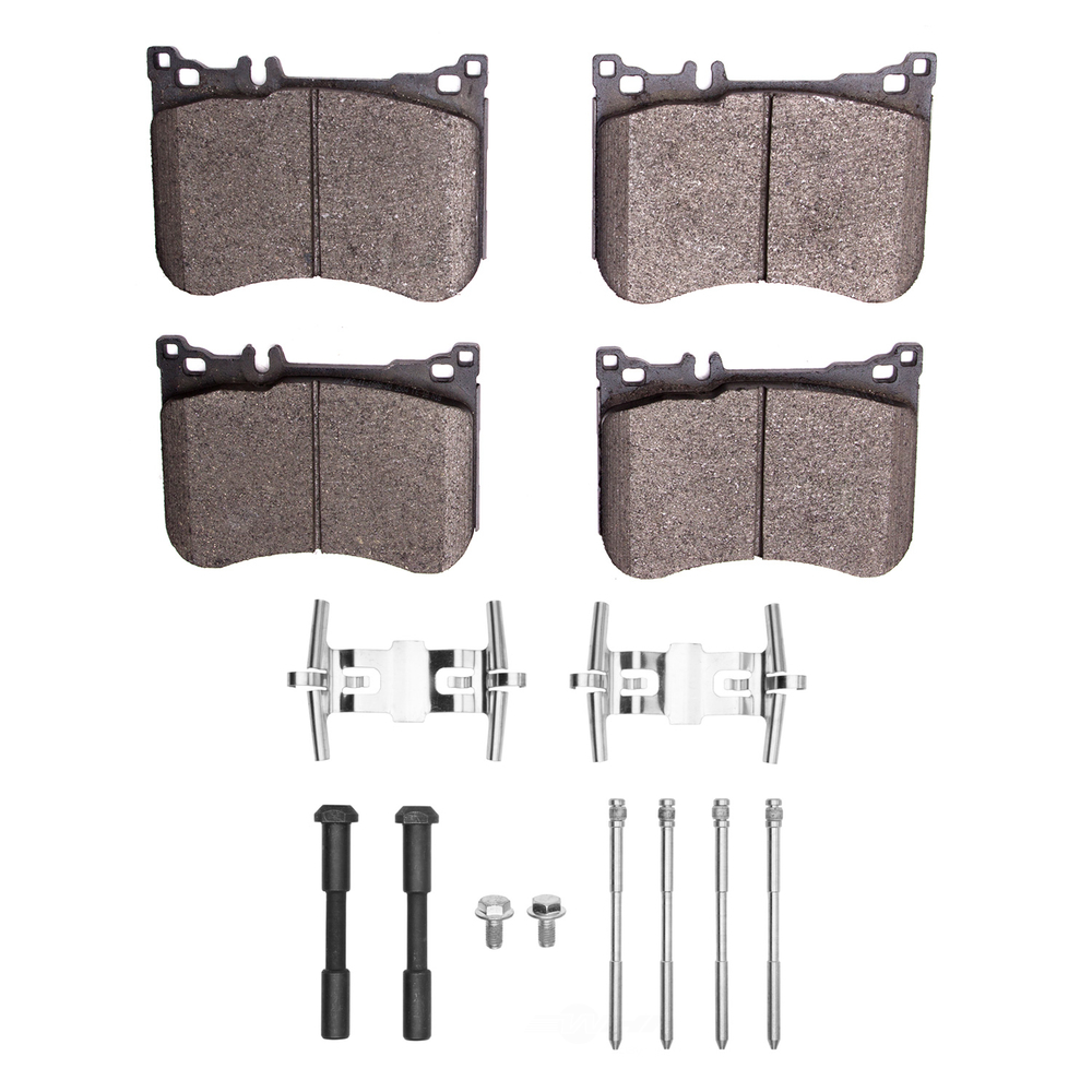DFC - DFC 5000 Euro Ceramic Brake Pads and Hardware Kit (Front) - DF1 1600-1688-01