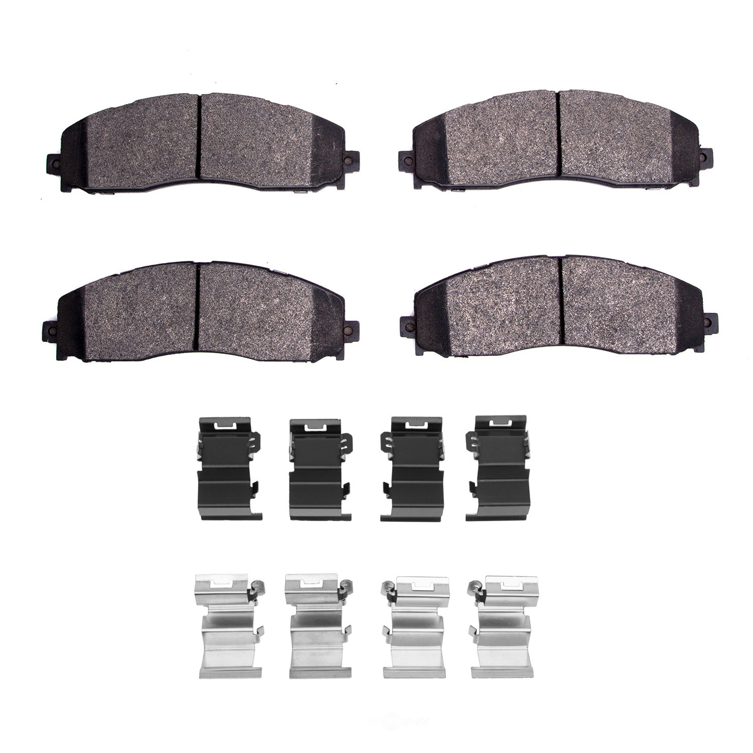 DFC - DFC 5000 Advanced Brake Pads - Semi Metallic and Hardware Kit (Rear) - DF1 1551-1691-01