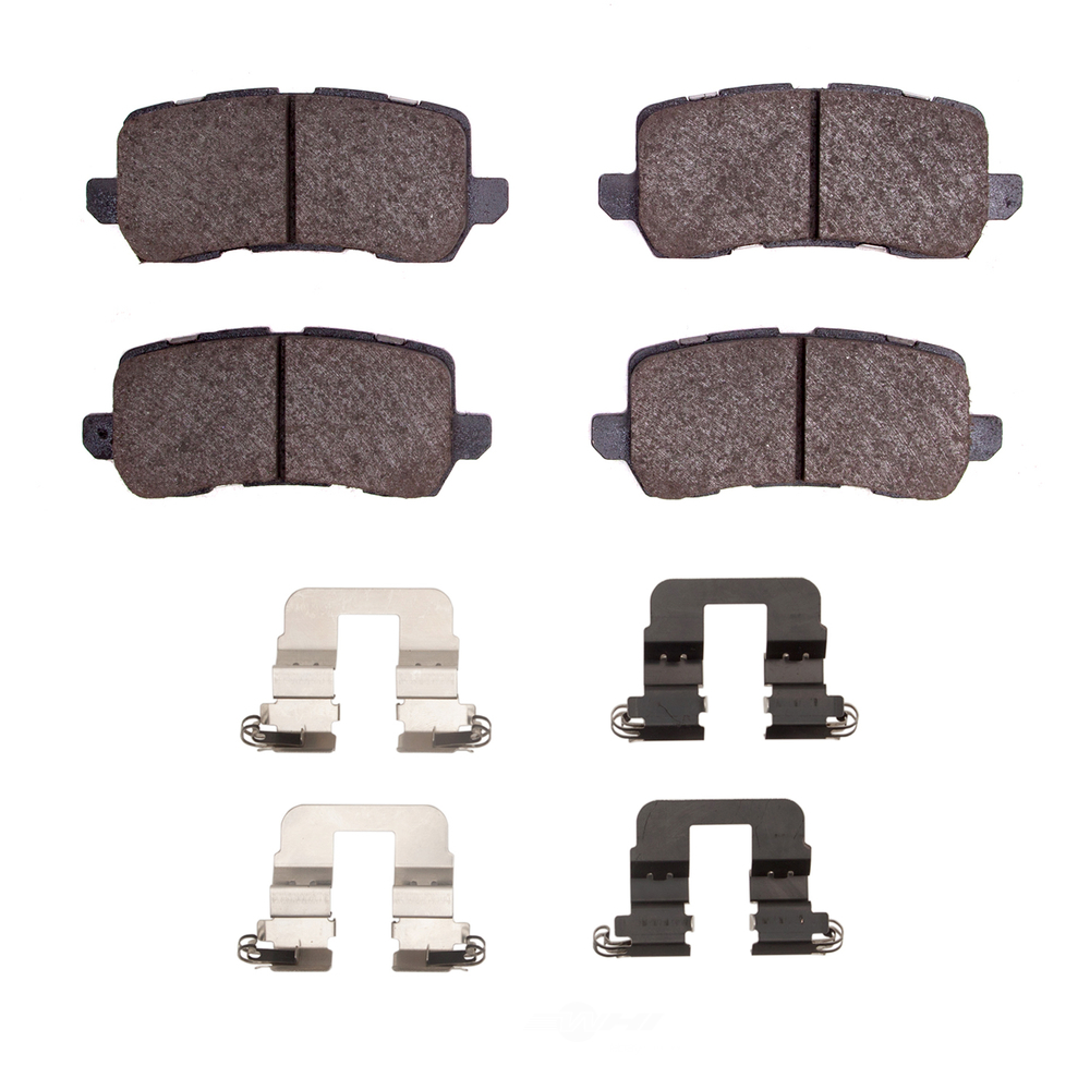 DFC - DFC 5000 Advanced Brake Pads - Ceramic and Hardware Kit (Rear) - DF1 1551-1698-02