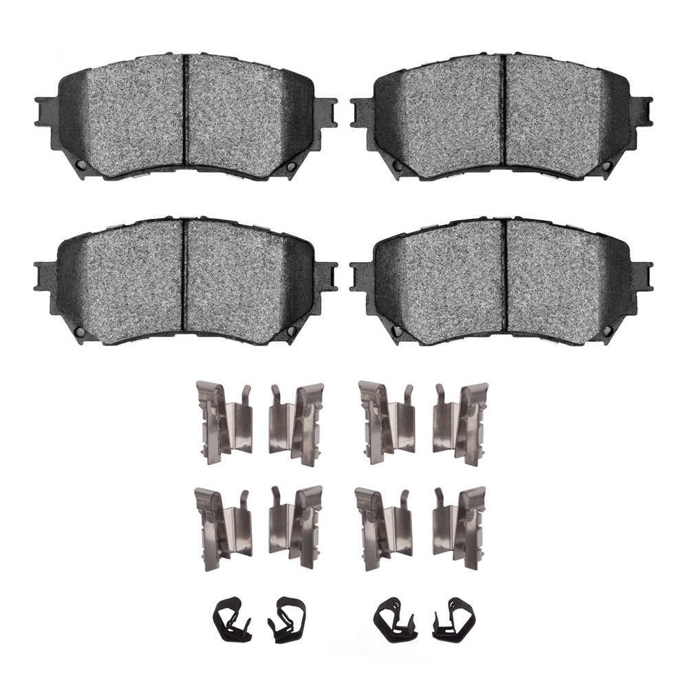 DFC - DFC 5000 Advanced Brake Pads - Ceramic and Hardware Kit (Front) - DF1 1551-1711-01