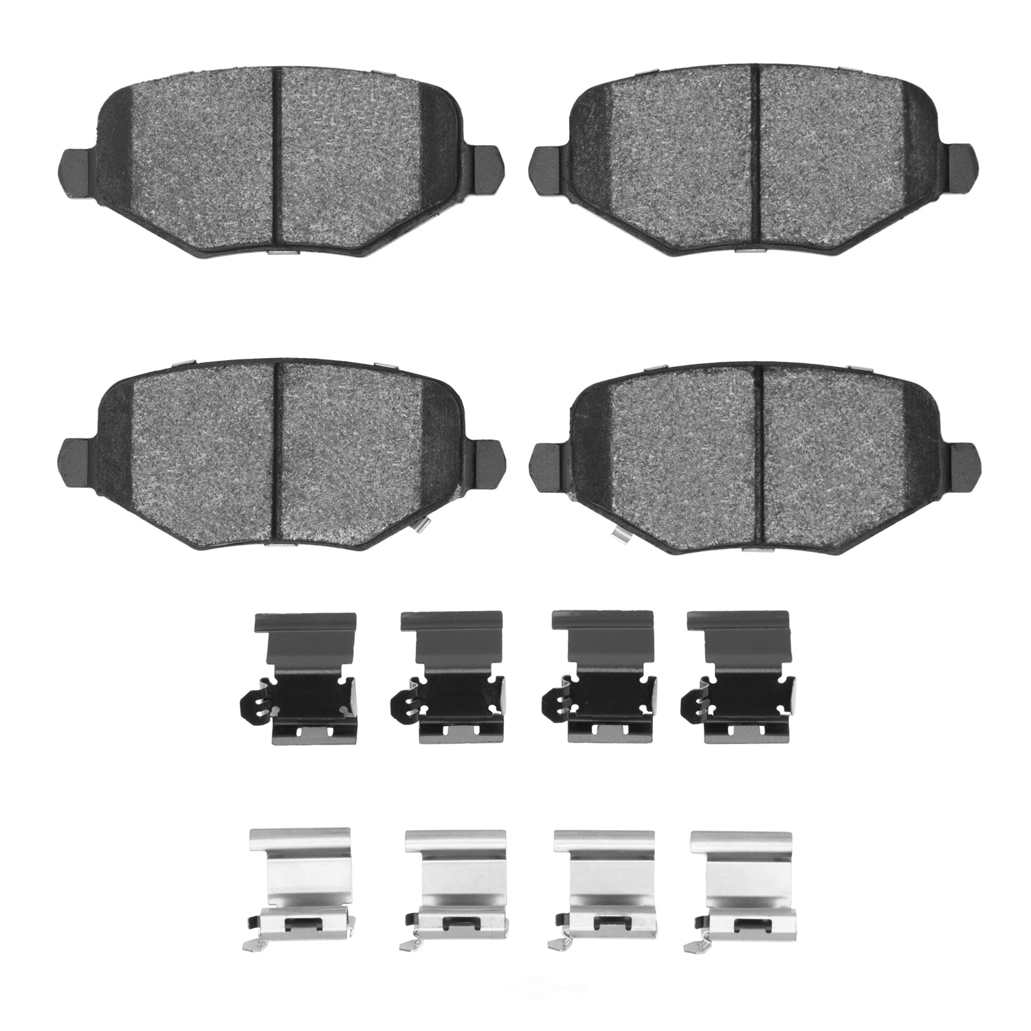 DFC - DFC 5000 Advanced Brake Pads - Ceramic and Hardware Kit (Rear) - DF1 1551-1719-01