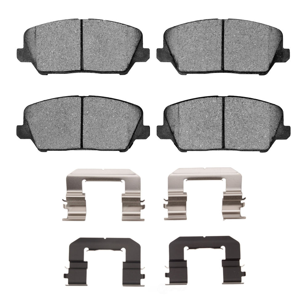 DFC - DFC 5000 Advanced Brake Pads - Ceramic and Hardware Kit (Front) - DF1 1551-1735-01