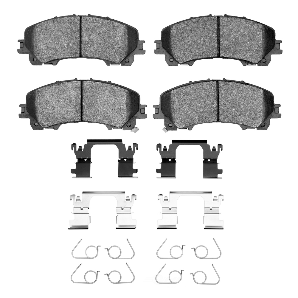 DFC - DFC 5000 Advanced Brake Pads - Ceramic and Hardware Kit (Front) - DF1 1551-1736-01