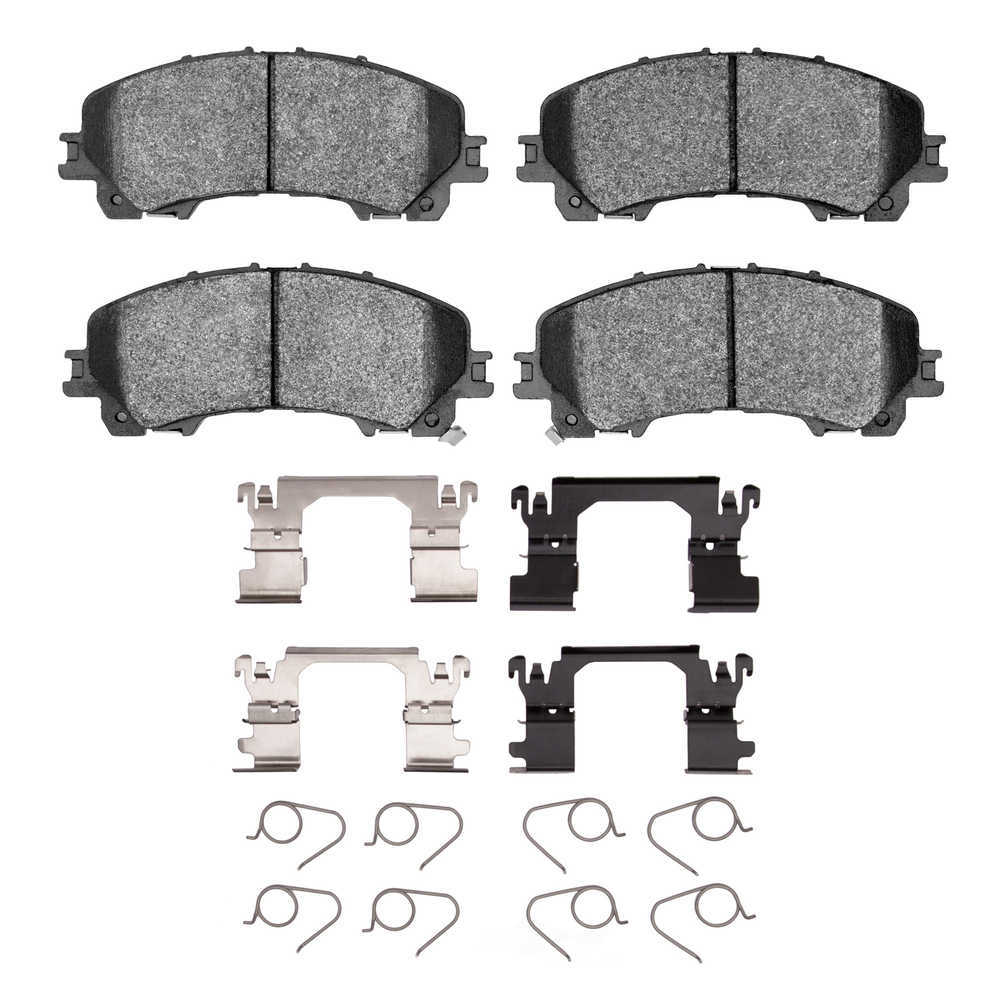 DFC - DFC 5000 Advanced Brake Pads - Ceramic and Hardware Kit (Front) - DF1 1551-1736-02