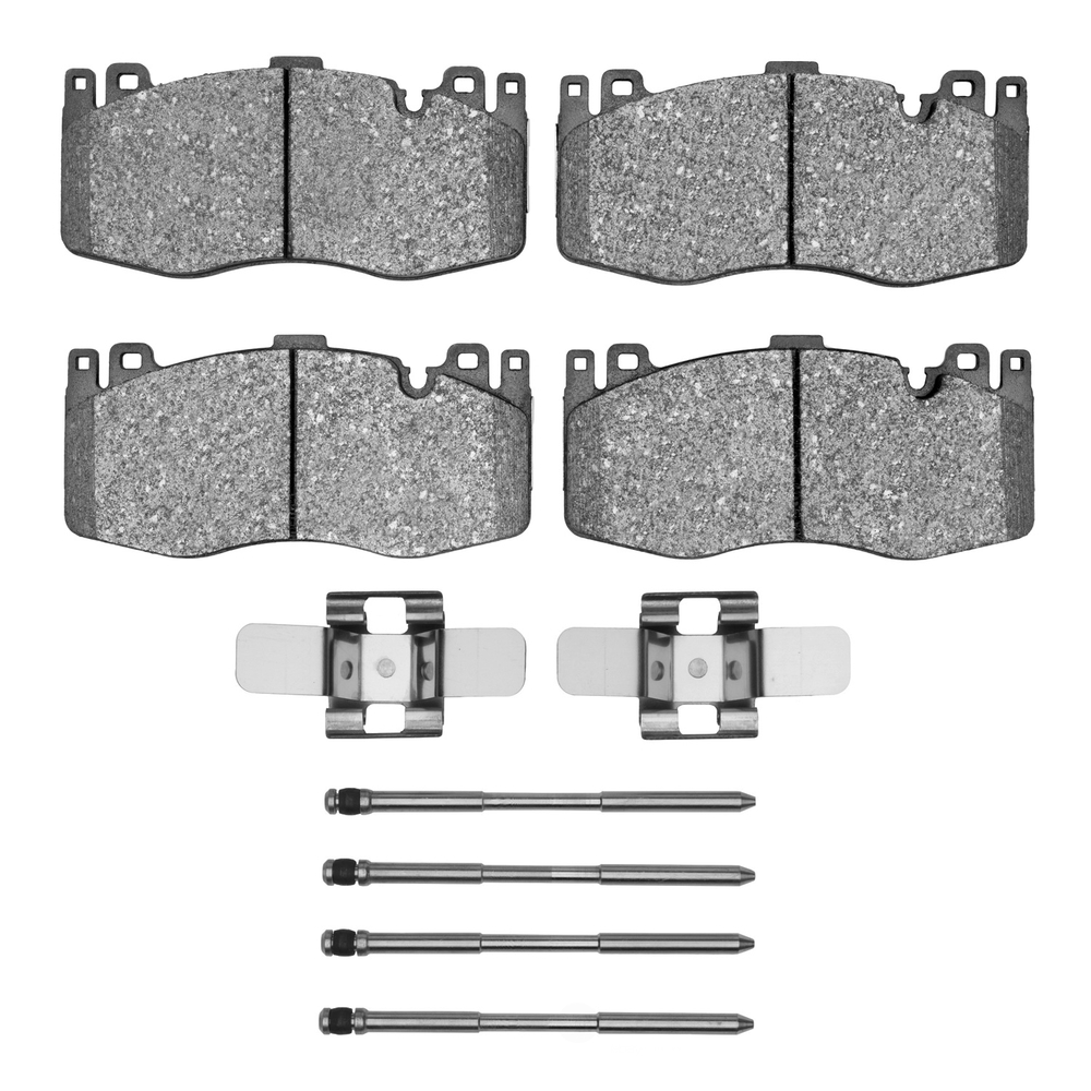 DFC - DFC 5000 Advanced Brake Pads - Low Metallic and Hardware Kit (Front) - DF1 1551-1738-01