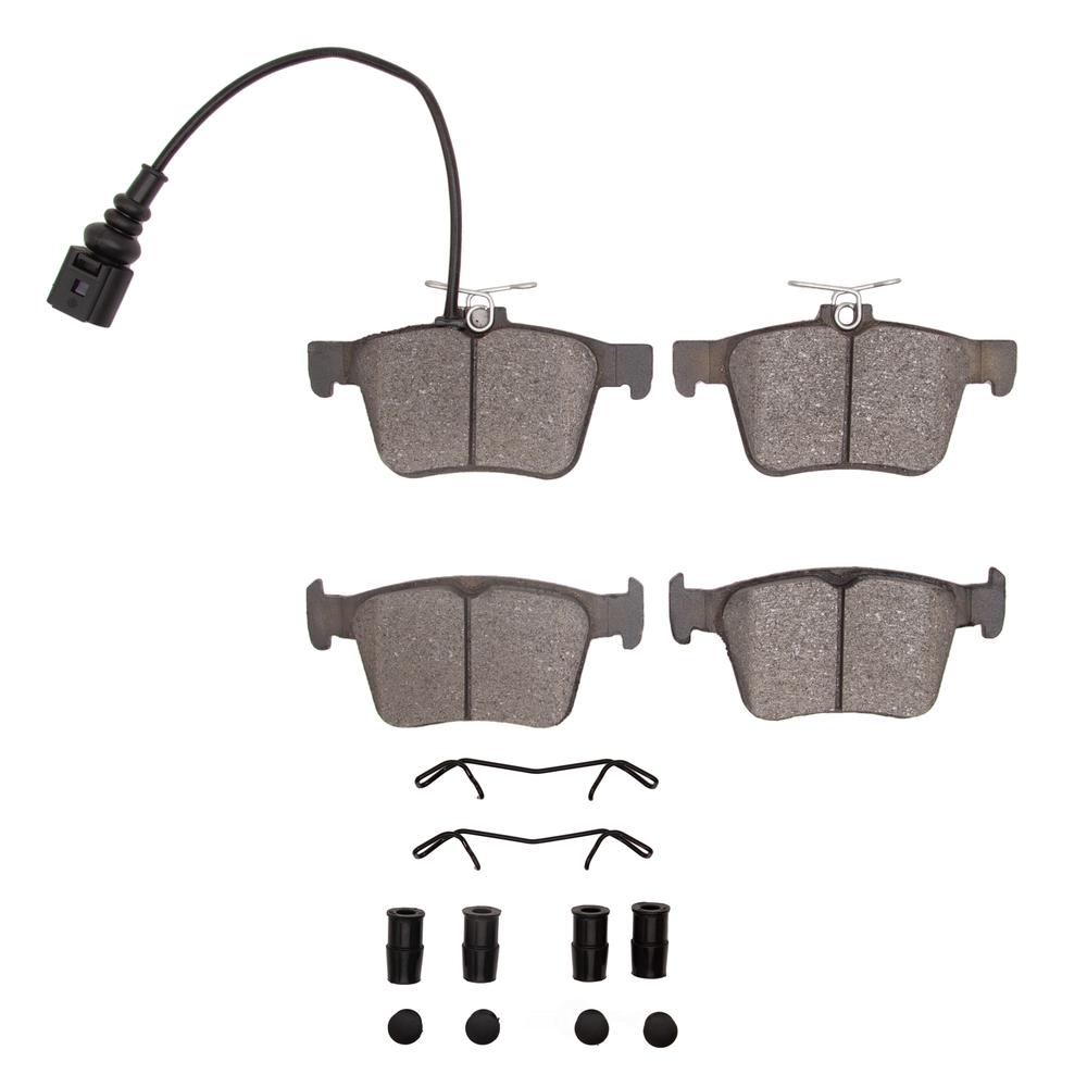 DFC - DFC 5000 Advanced Brake Pads - Ceramic and Hardware Kit (Rear) - DF1 1551-1761-02
