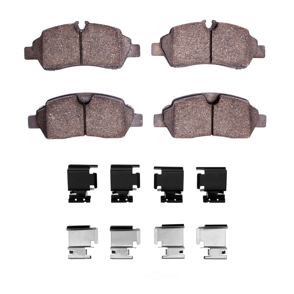 DFC - DFC 5000 Advanced Brake Pads - Semi Metallic and Hardware Kit (Rear) - DF1 1551-1775-01