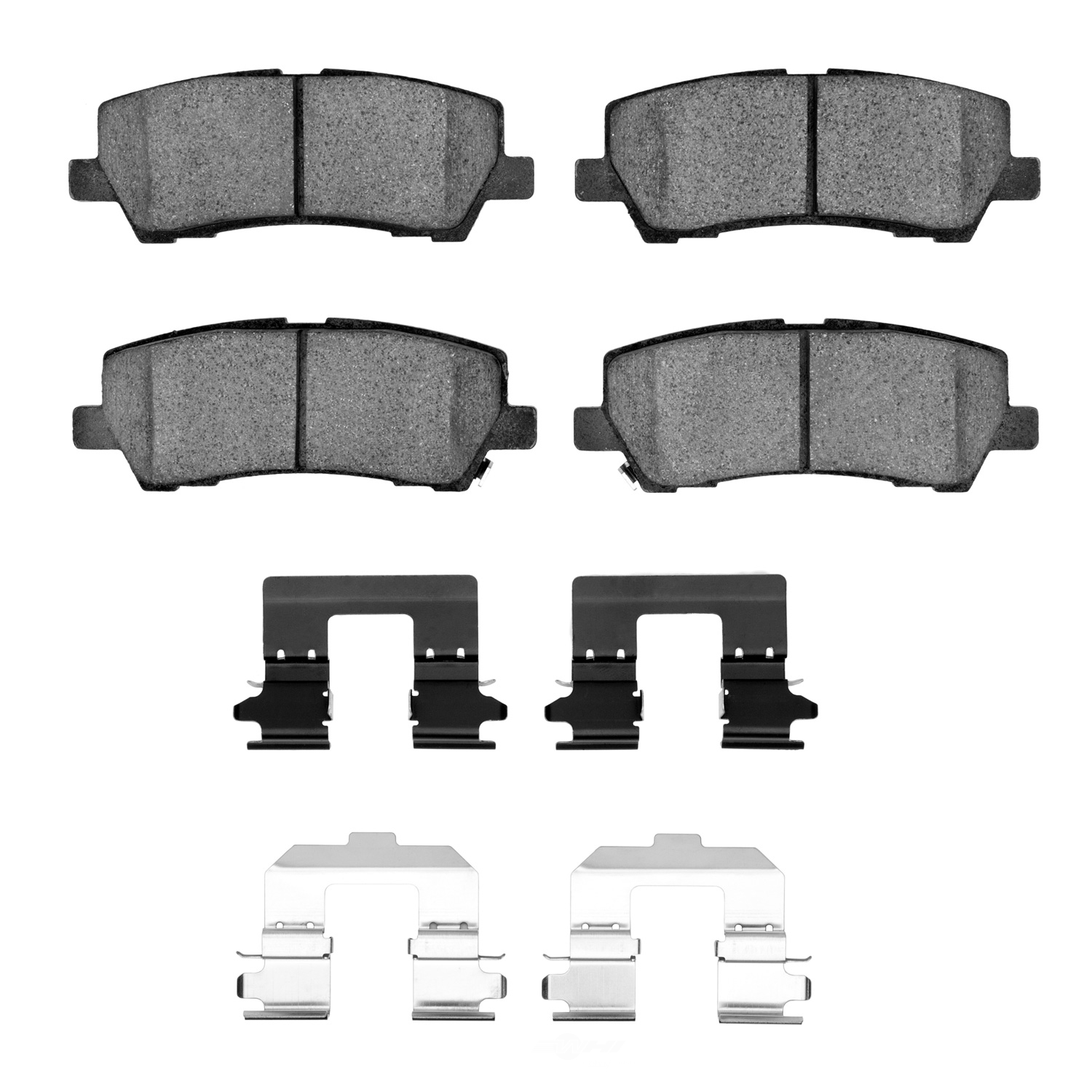 DFC - DFC 5000 Advanced Brake Pads - Ceramic and Hardware Kit (Rear) - DF1 1551-1793-01