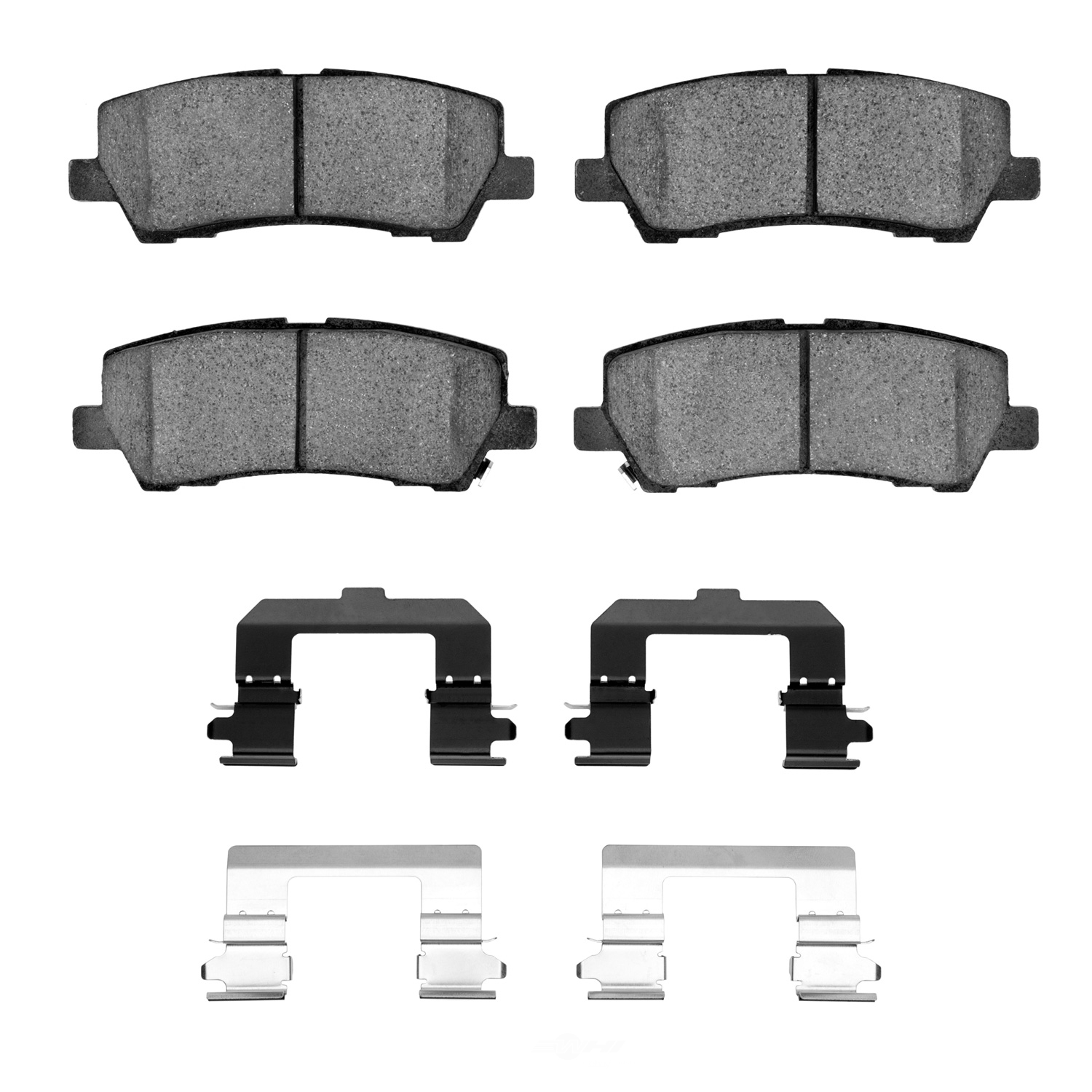 DFC - DFC 5000 Advanced Brake Pads - Ceramic and Hardware Kit (Rear) - DF1 1551-1793-02