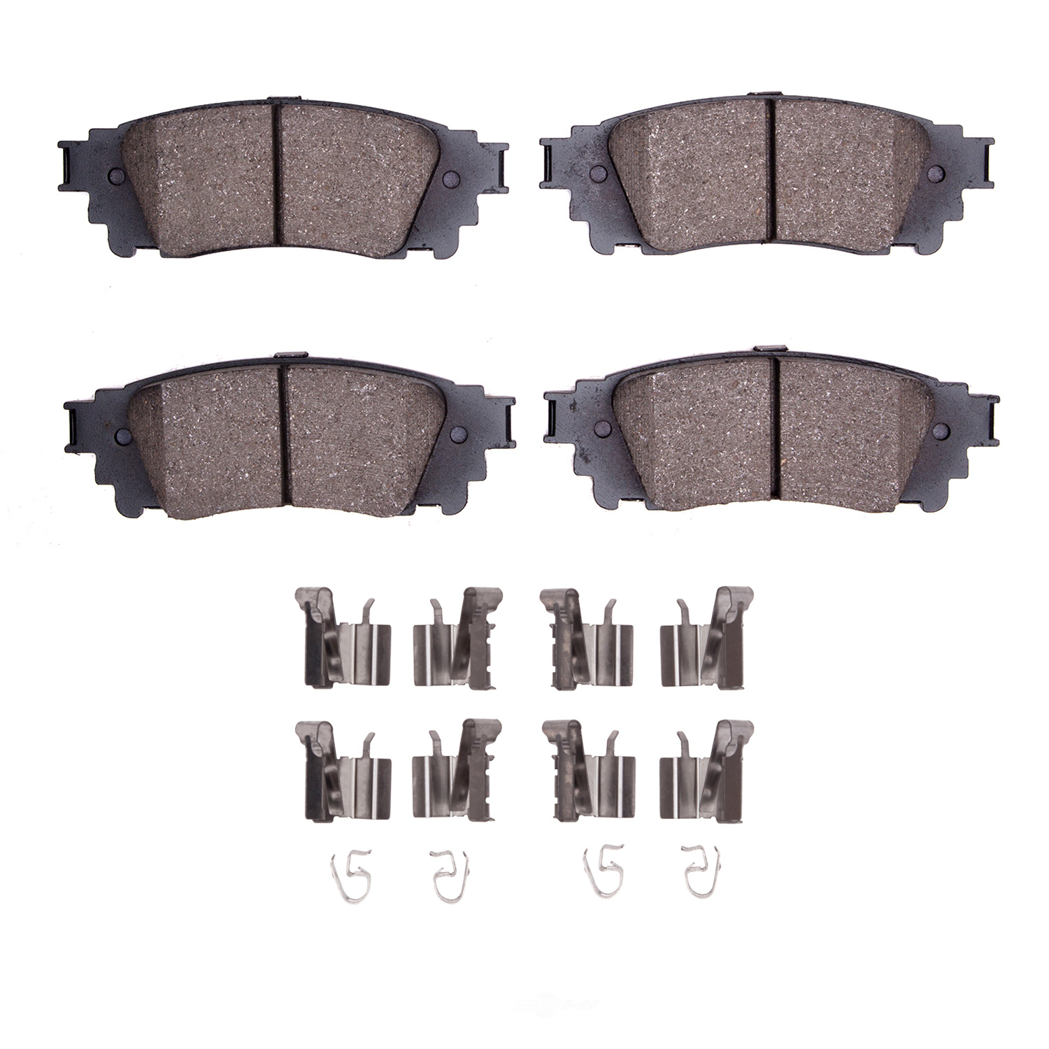 DFC - DFC 5000 Advanced Brake Pads - Ceramic and Hardware Kit (Rear) - DF1 1551-1805-01