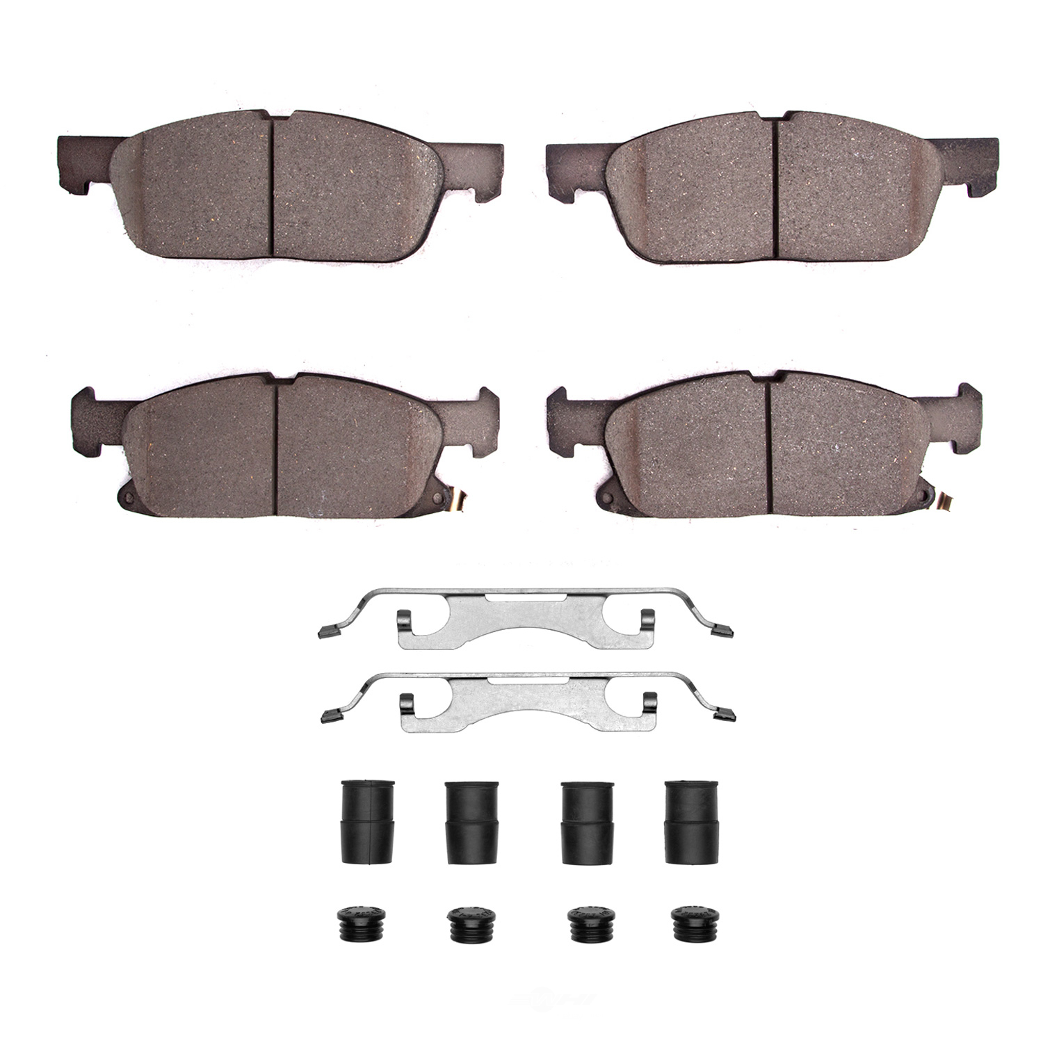 DFC - DFC 5000 Advanced Brake Pads - Ceramic and Hardware Kit (Front) - DF1 1551-1818-01