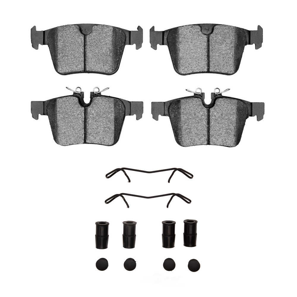 DFC - DFC 5000 Advanced Brake Pads - Ceramic and Hardware Kit (Rear) - DF1 1551-1821-01