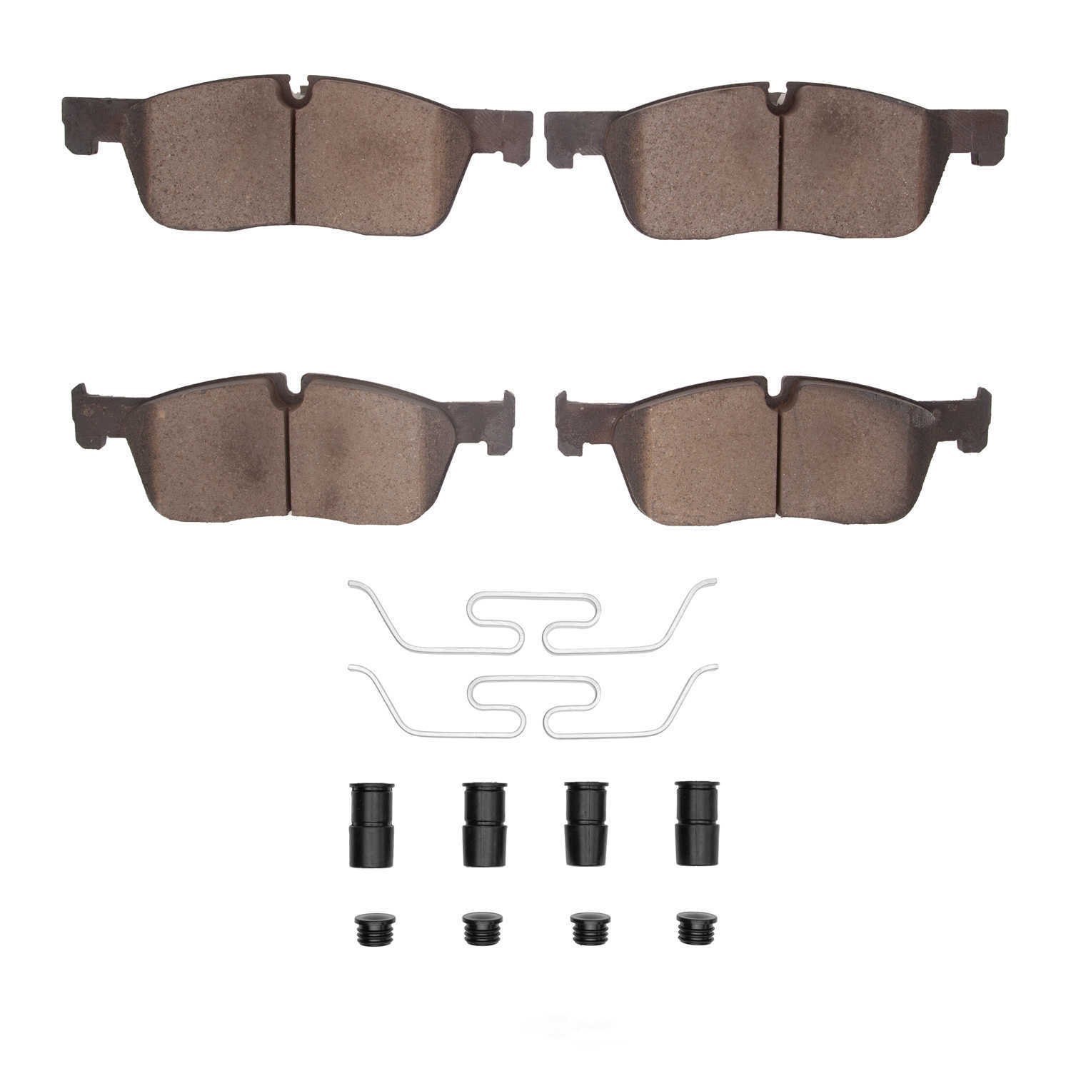 DFC - DFC 5000 Advanced Brake Pads - Ceramic and Hardware Kit (Front) - DF1 1551-1838-01