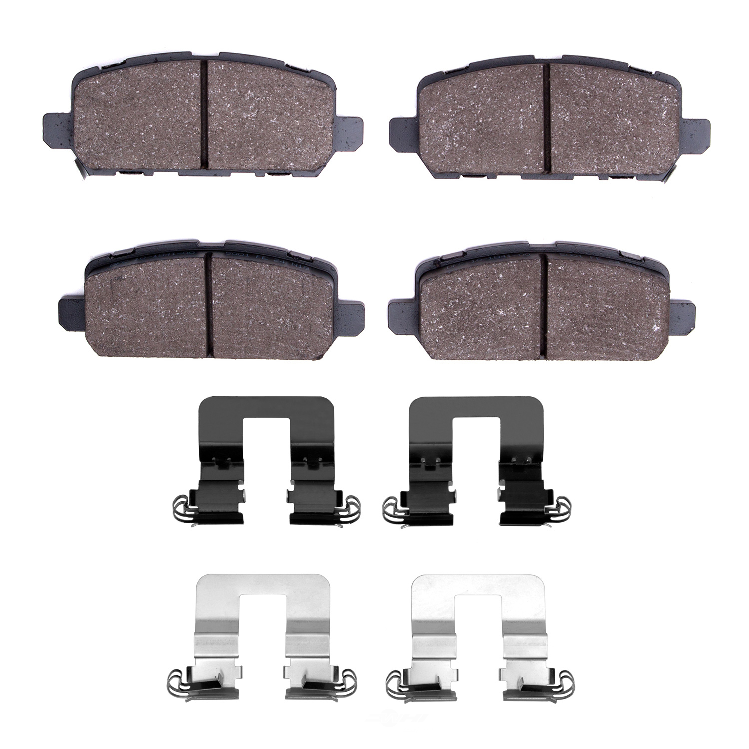 DFC - DFC 5000 Advanced Brake Pads - Ceramic and Hardware Kit (Rear) - DF1 1551-1841-01