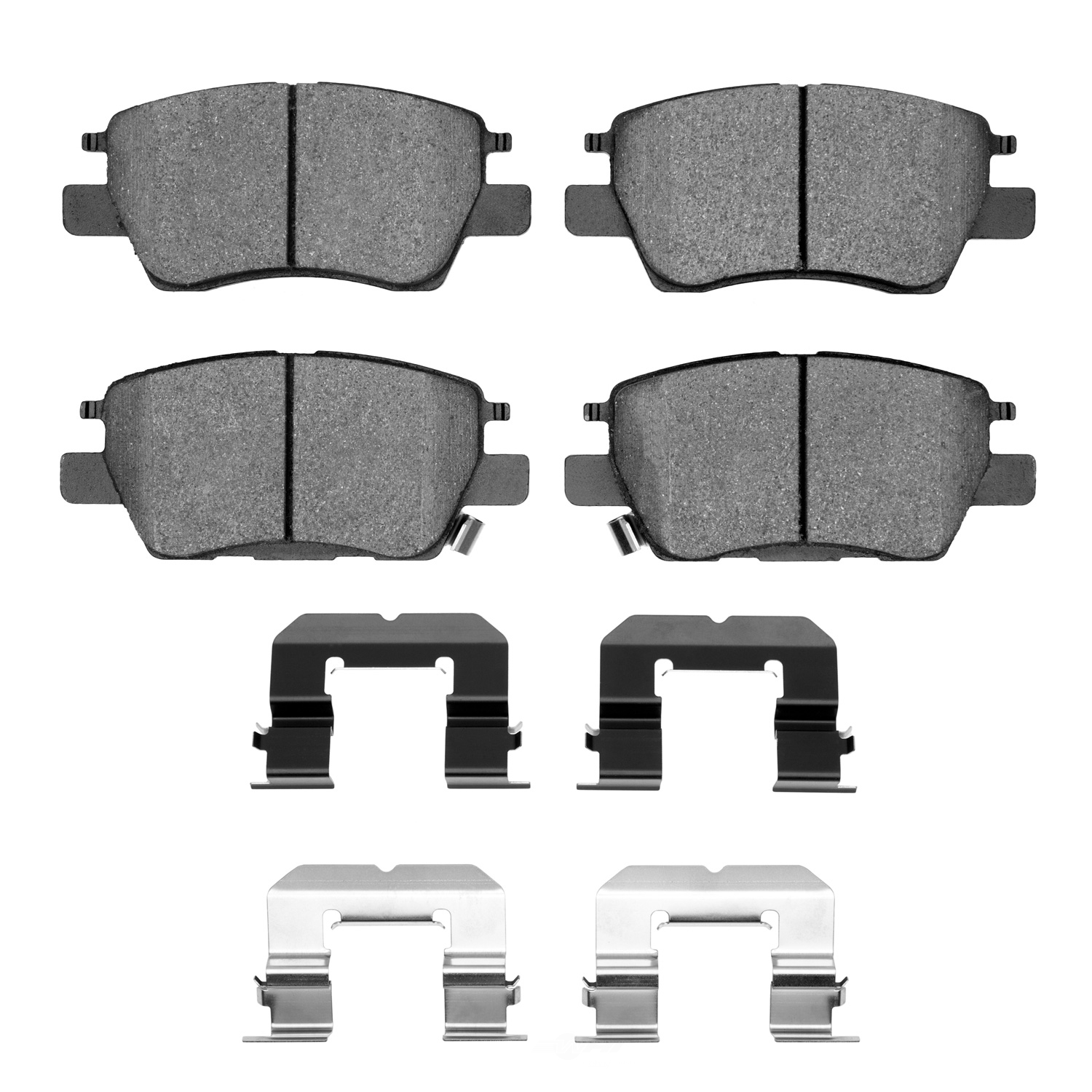 DFC - DFC 5000 Advanced Brake Pads - Ceramic and Hardware Kit (Front) - DF1 1551-1844-01