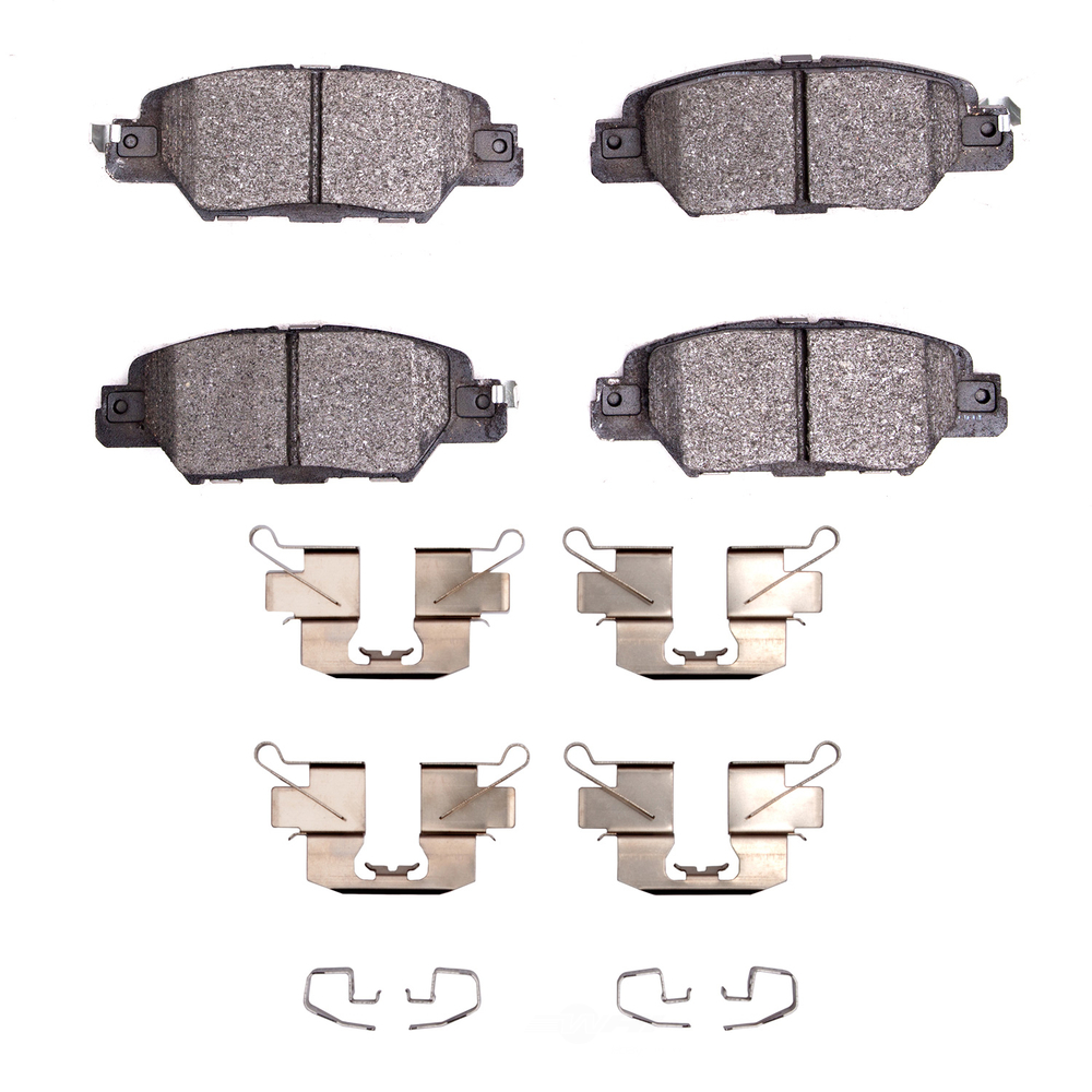 DFC - DFC 5000 Advanced Brake Pads - Ceramic and Hardware Kit (Rear) - DF1 1551-1846-01
