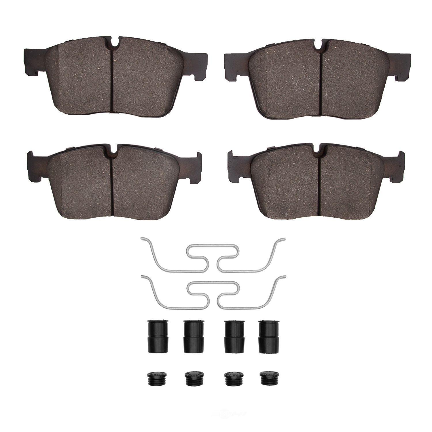 DFC - DFC 5000 Advanced Brake Pads - Ceramic and Hardware Kit (Front) - DF1 1551-1861-01