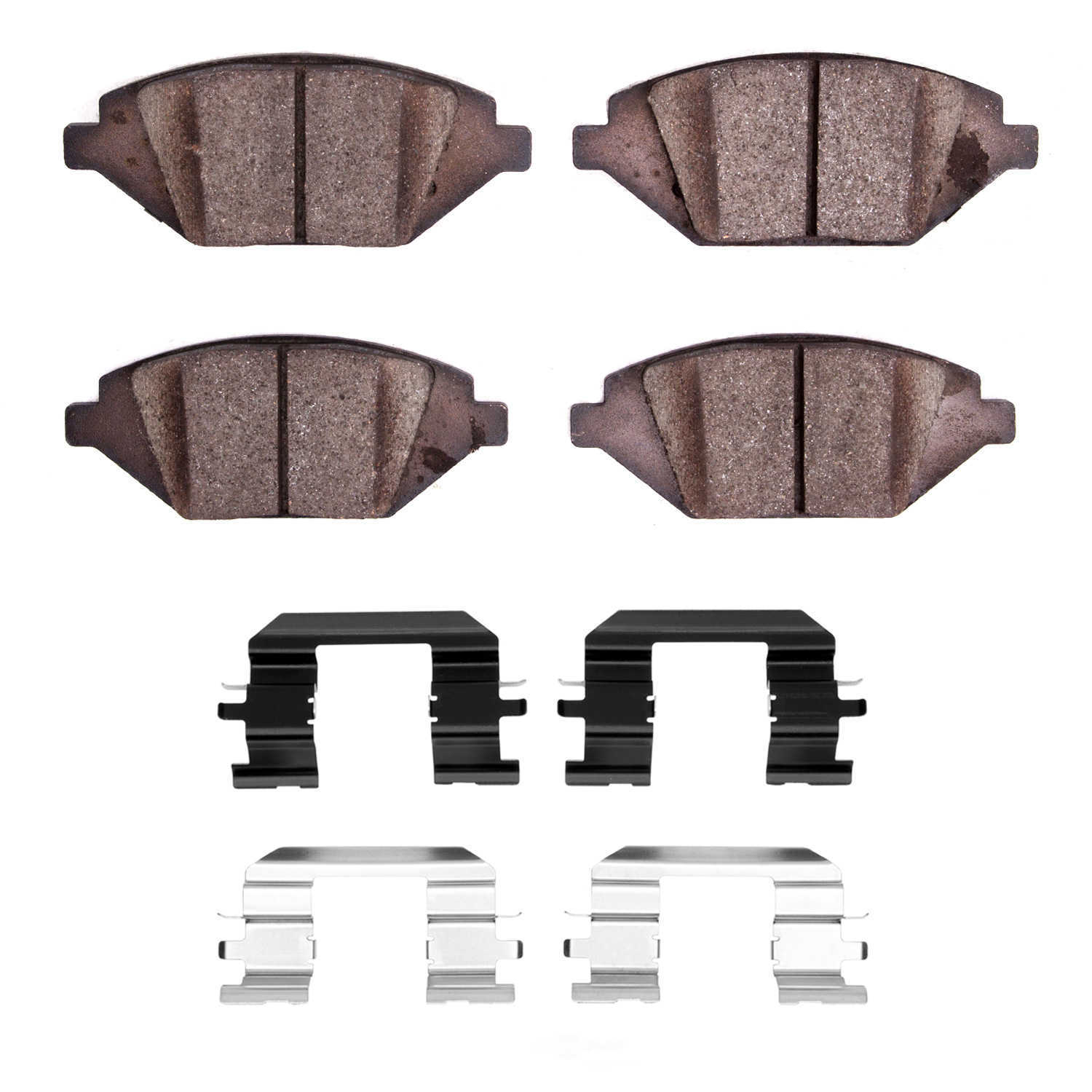 DFC - DFC 5000 Advanced Brake Pads - Ceramic and Hardware Kit (Front) - DF1 1551-1864-01