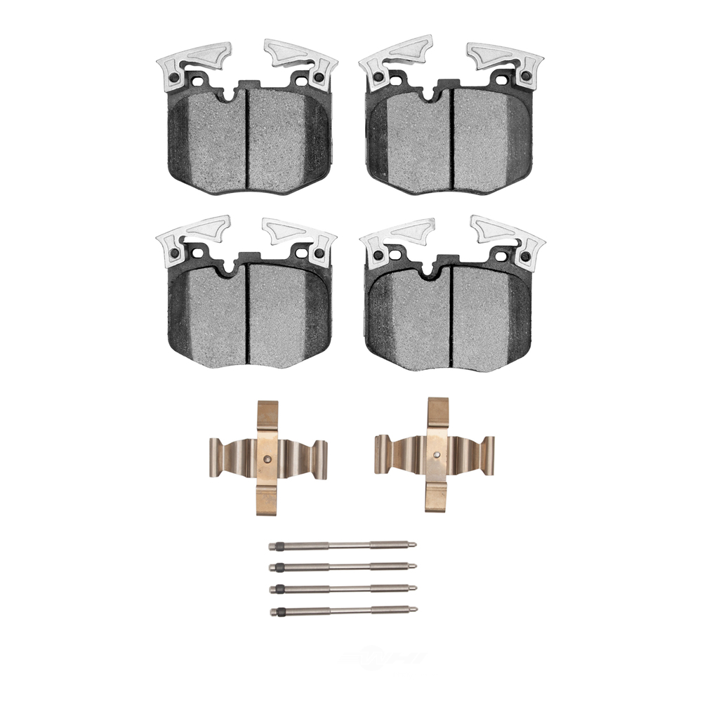 DFC - DFC 5000 Advanced Brake Pads - Low Metallic and Hardware Kit (Front) - DF1 1552-1867-01