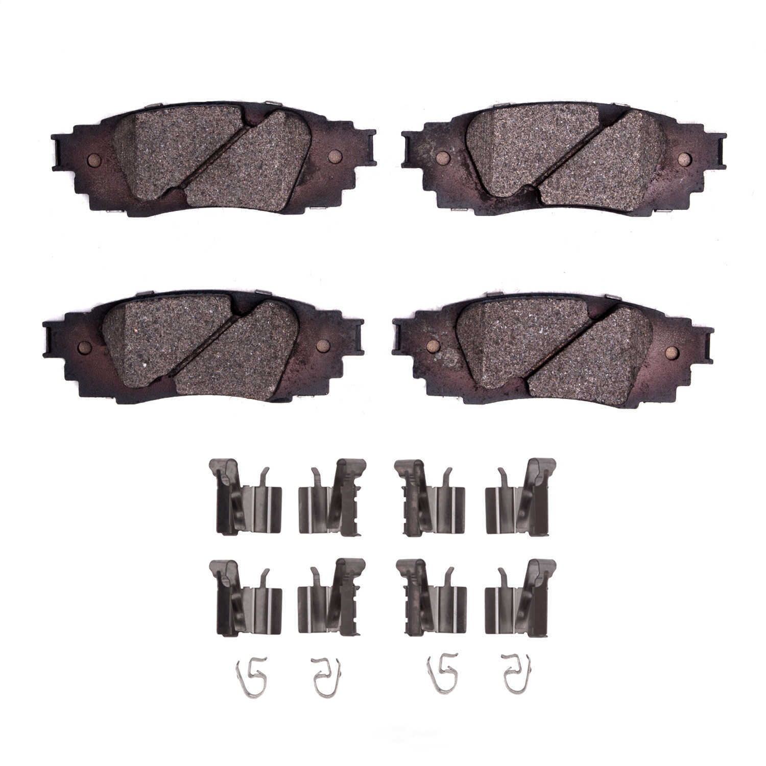 DFC - DFC 5000 Advanced Brake Pads - Ceramic and Hardware Kit (Rear) - DF1 1551-1879-01