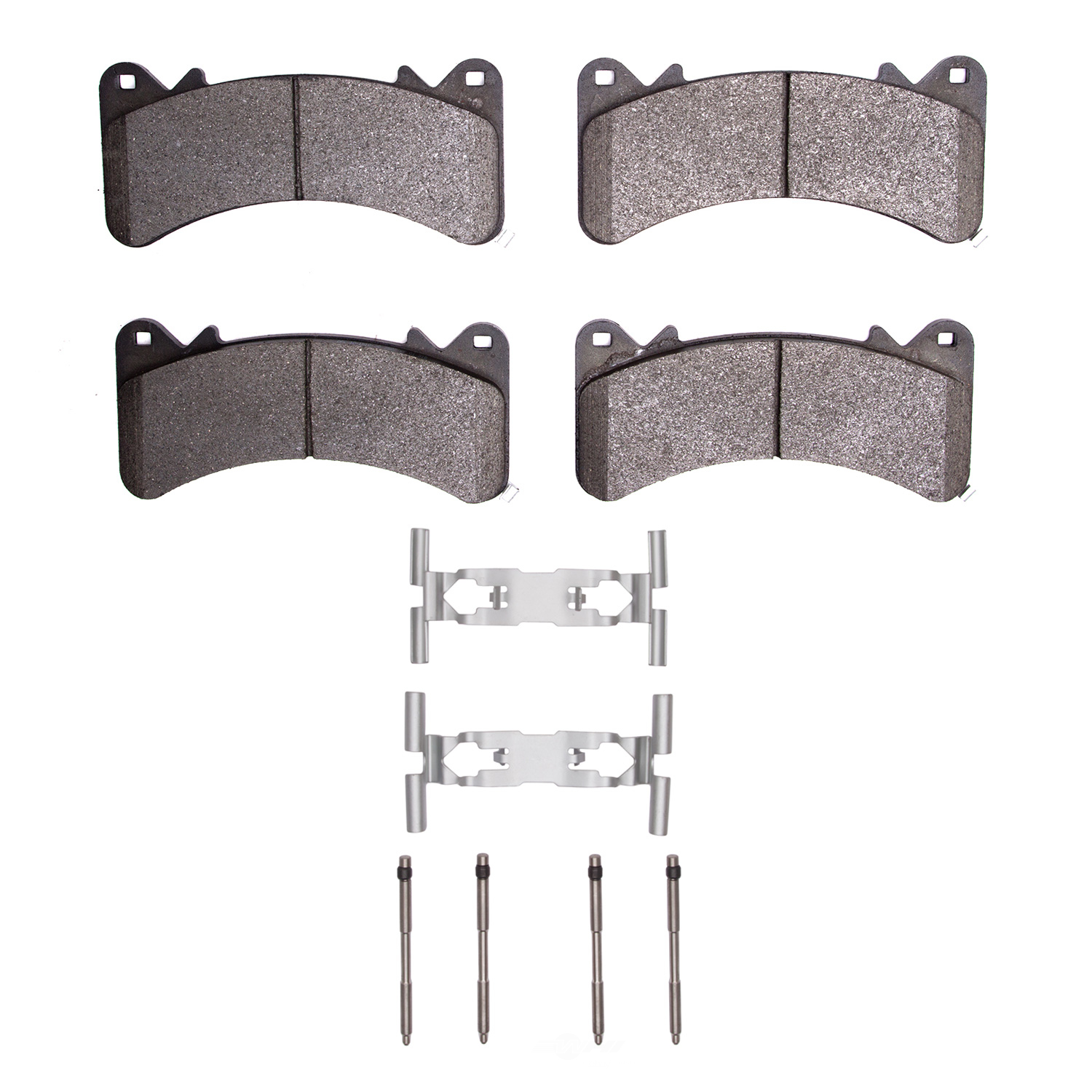 DFC - DFC 5000 Advanced Brake Pads - Low Metallic and Hardware Kit (Front) - DF1 1551-1910-01