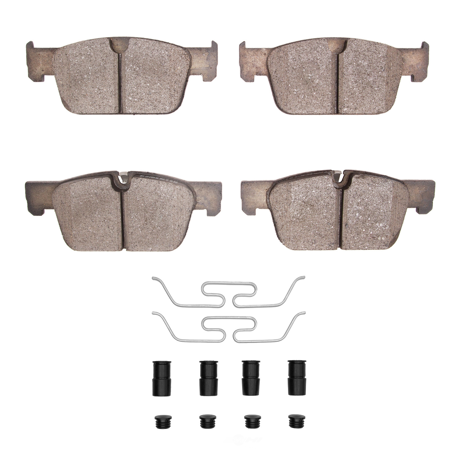 DFC - DFC 5000 Advanced Brake Pads - Ceramic and Hardware Kit (Front) - DF1 1551-1924-01