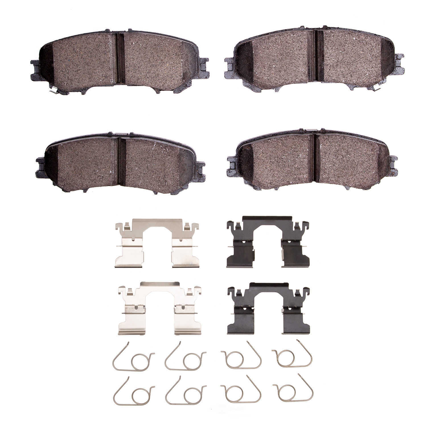 DFC - DFC 5000 Advanced Brake Pads - Ceramic and Hardware Kit (Rear) - DF1 1551-2032-01