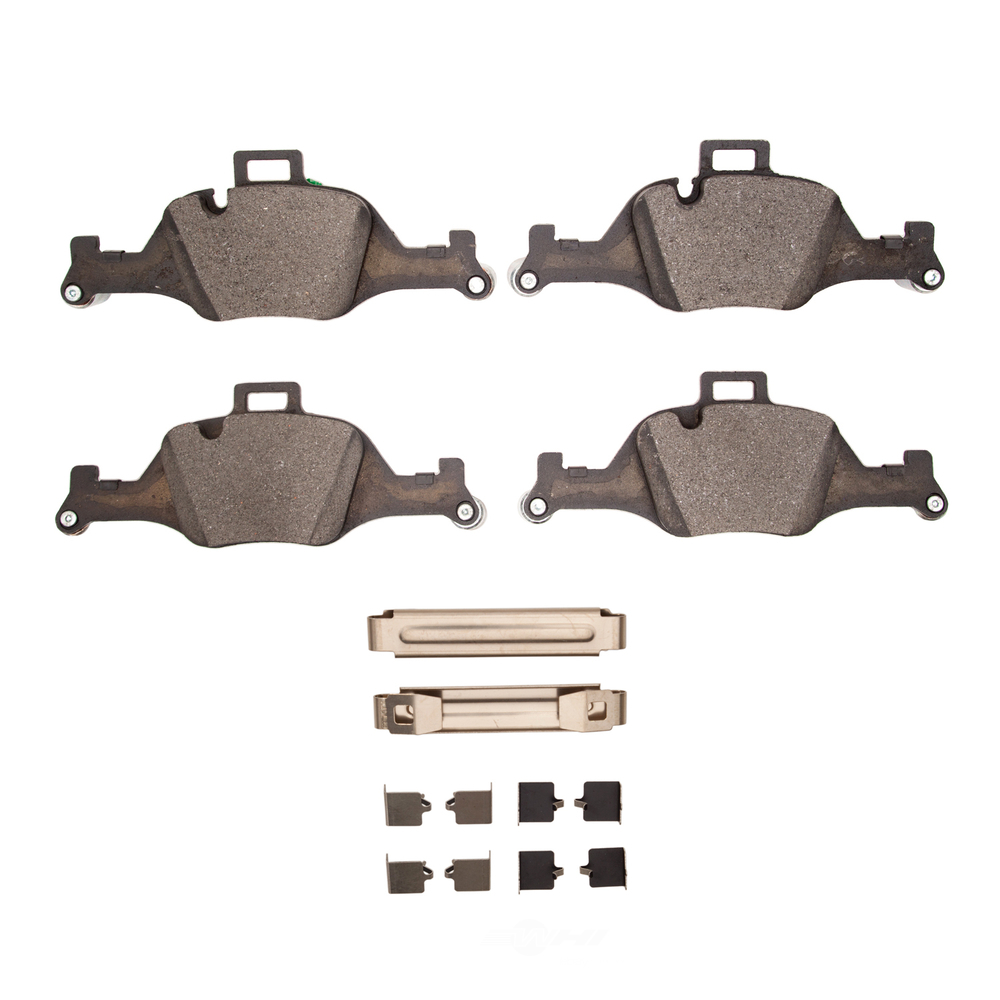 DFC - DFC 5000 Advanced Brake Pads - Low Metallic and Hardware Kit (Front) - DF1 1552-2060-01
