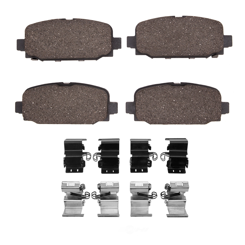 DFC - DFC 5000 Advanced Brake Pads - Ceramic and Hardware Kit (Rear) - DF1 1551-2081-01