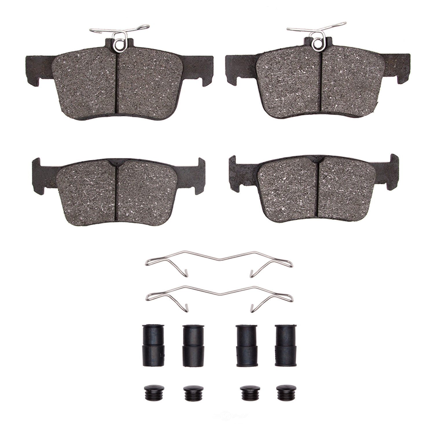 DFC - DFC 5000 Advanced Brake Pads - Ceramic and Hardware Kit (Rear) - DF1 1552-2102-01