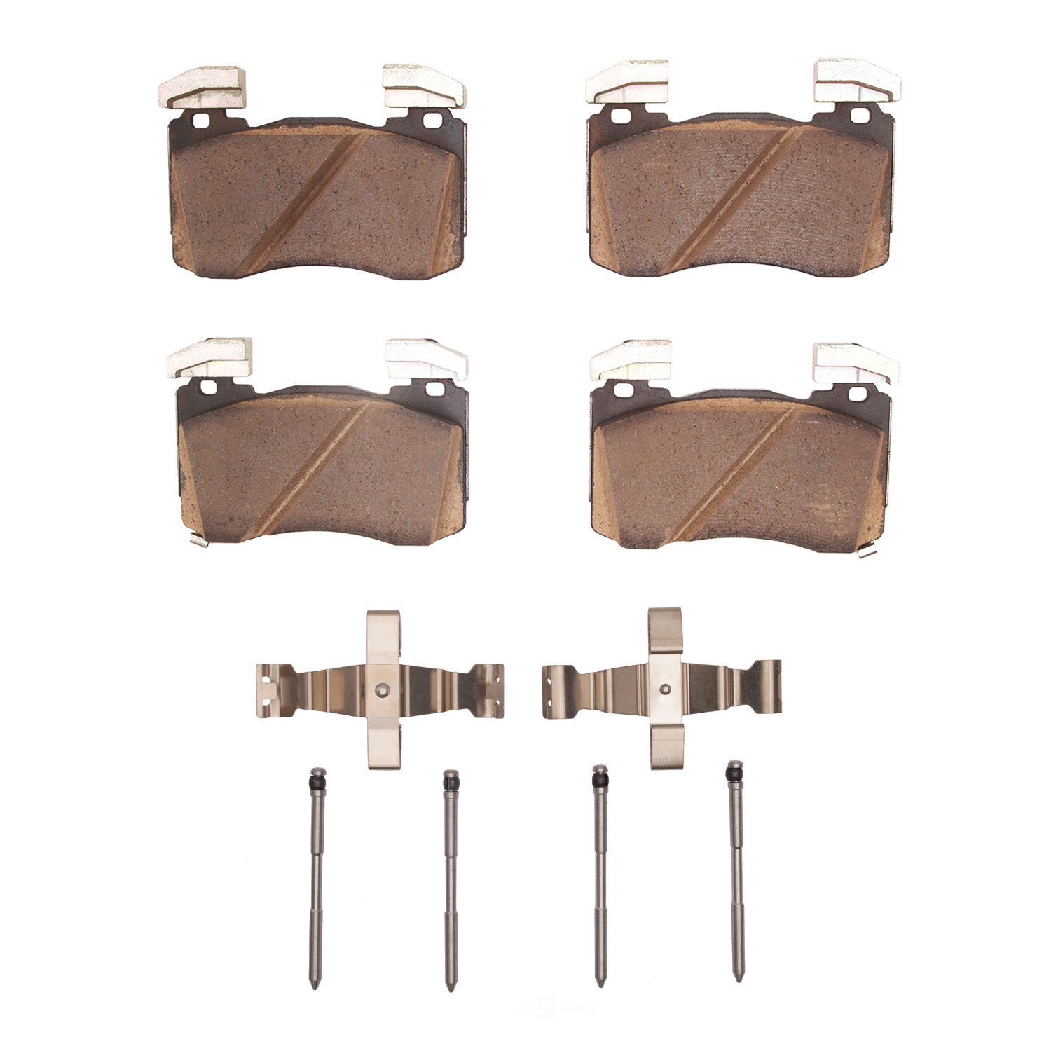 DFC - DFC 5000 Advanced Brake Pads - Ceramic and Hardware Kit (Front) - DF1 1551-2145-01