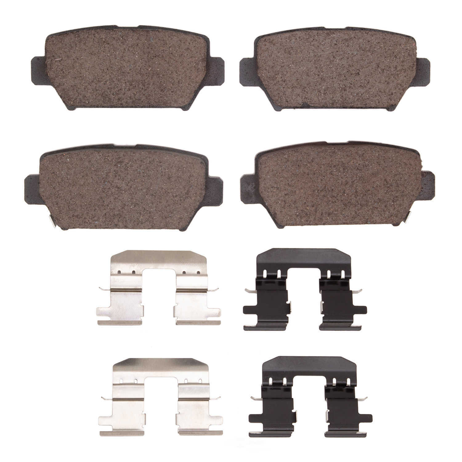 DFC - DFC 5000 Advanced Brake Pads - Ceramic and Hardware Kit (Rear) - DF1 1551-2156-01