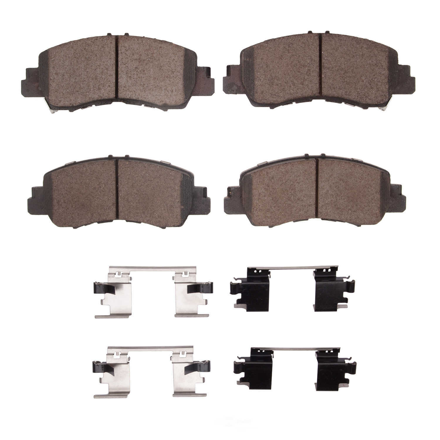 DFC - DFC 3000 Semi-metallic Brake Pads And Hardware Kit - DF1 1311-2178-01