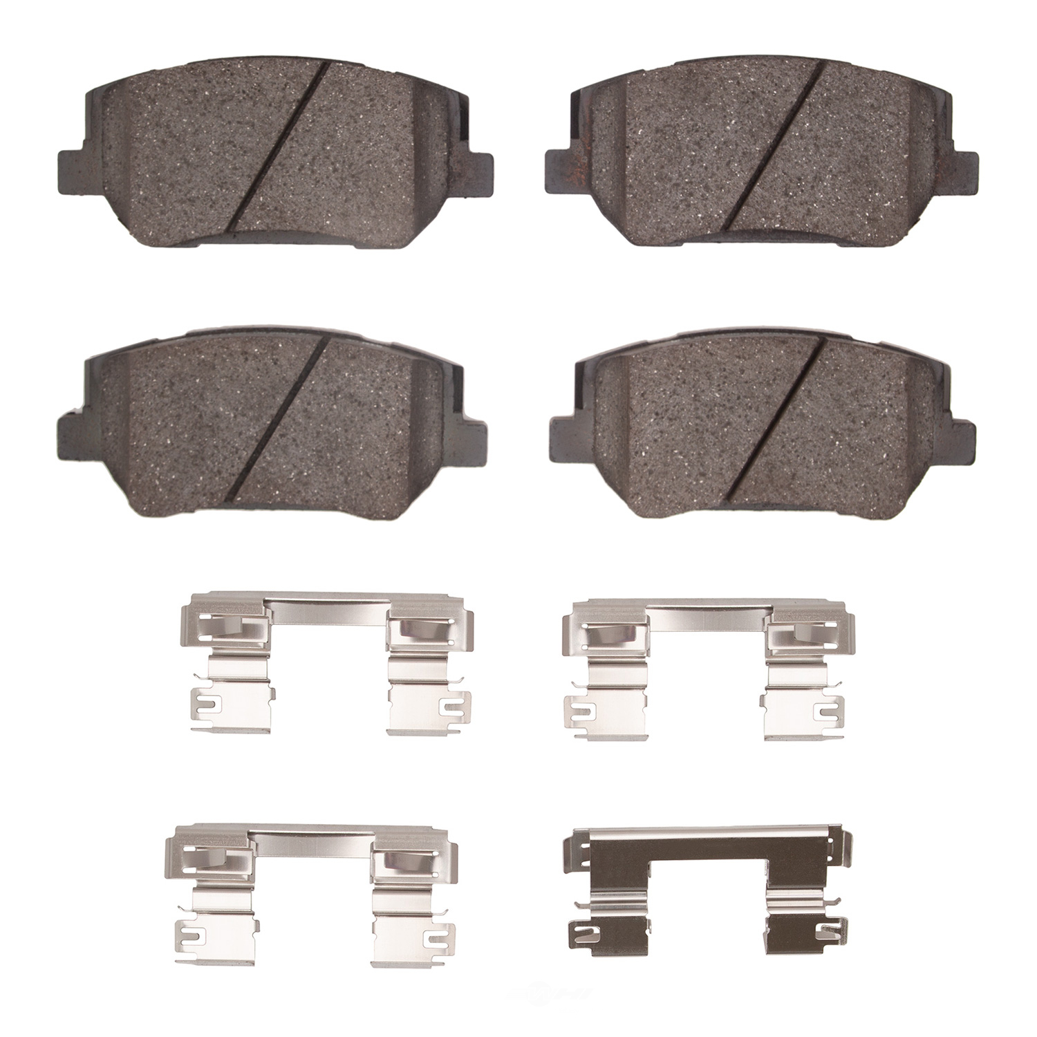 DFC - DFC 5000 Advanced Brake Pads - Ceramic and Hardware Kit - DF1 1551-2198-01
