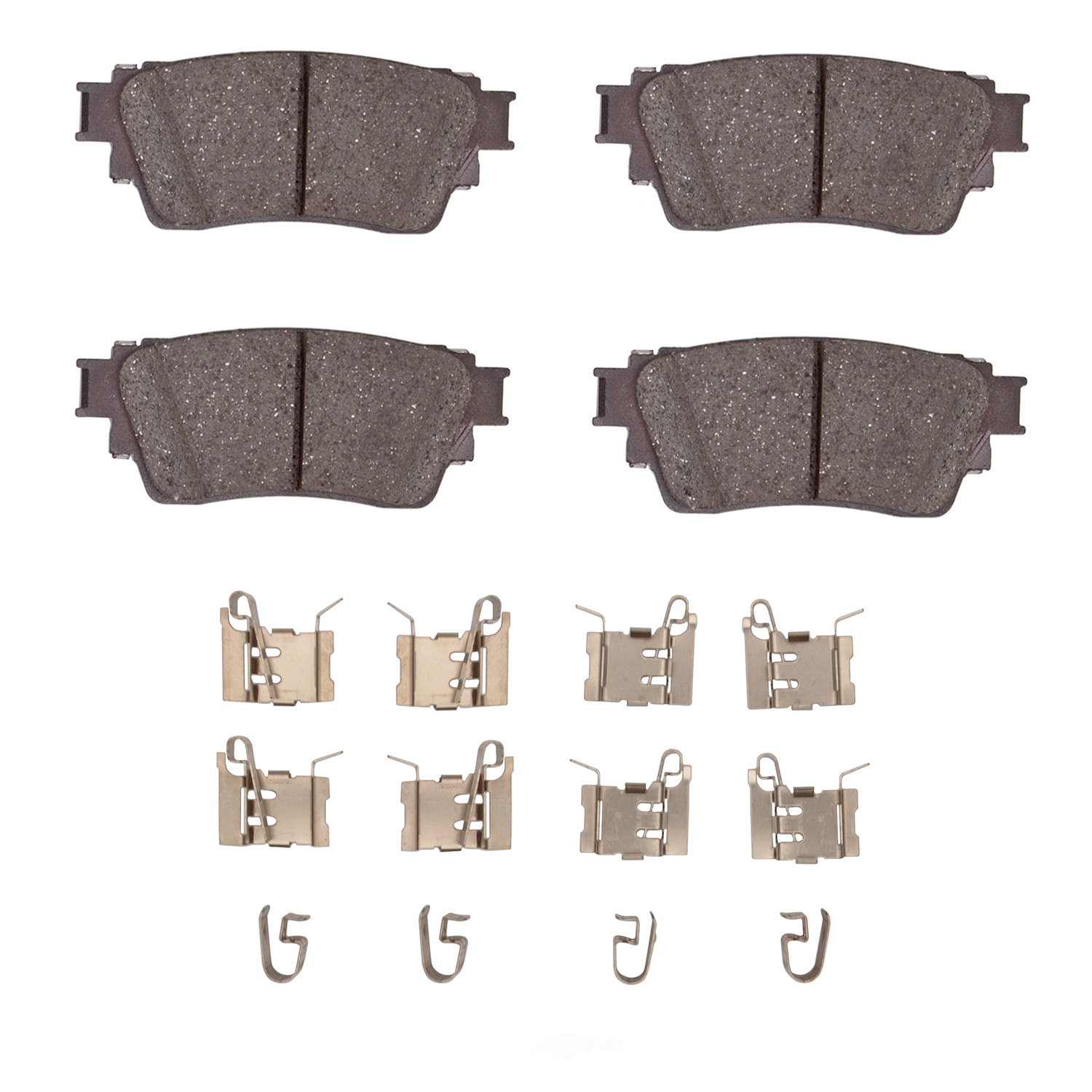 DFC - DFC 5000 Advanced Brake Pads - Ceramic and Hardware Kit (Rear) - DF1 1551-2200-02