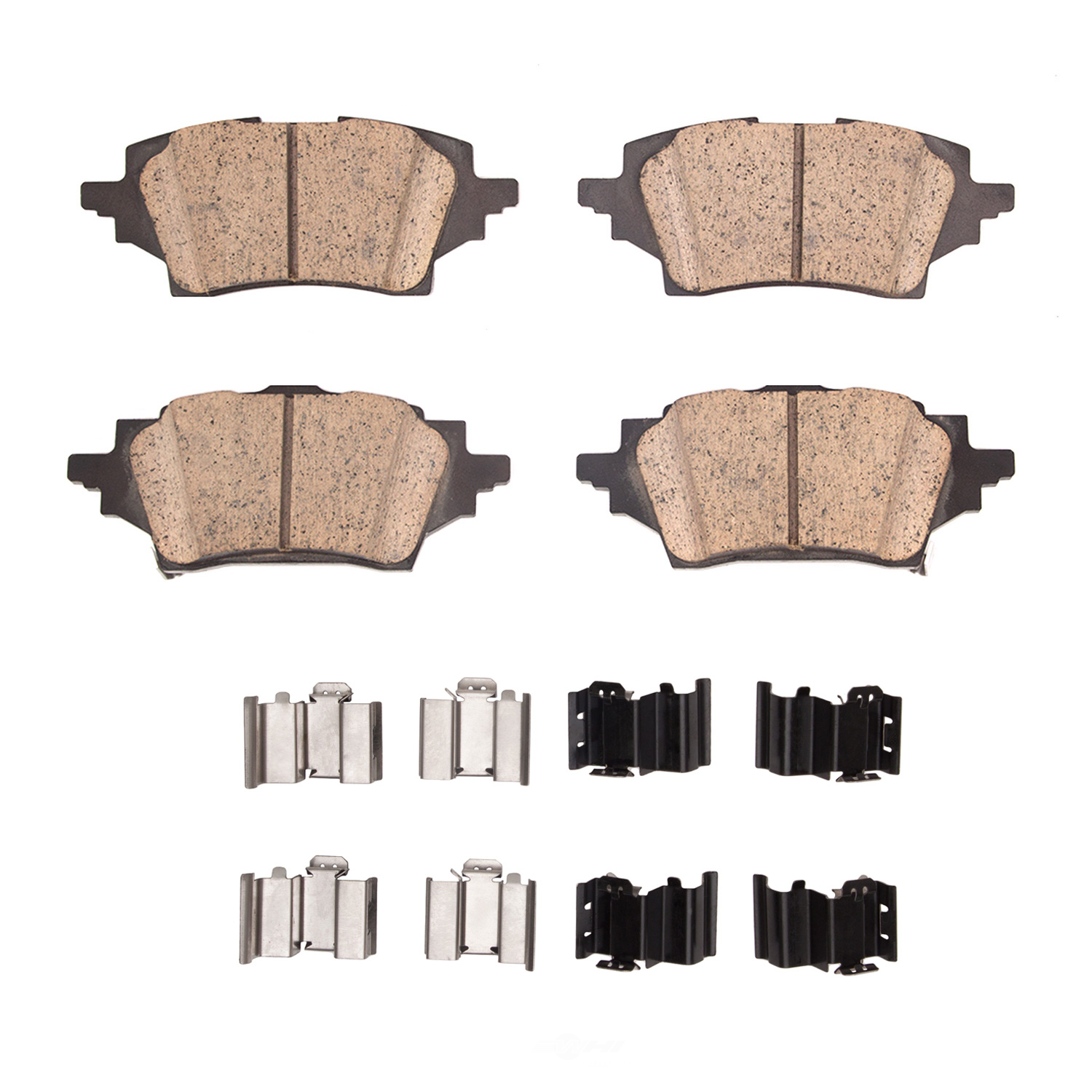 DFC - DFC 5000 Advanced Brake Pads - Ceramic and Hardware Kit (Rear) - DF1 1551-2202-01