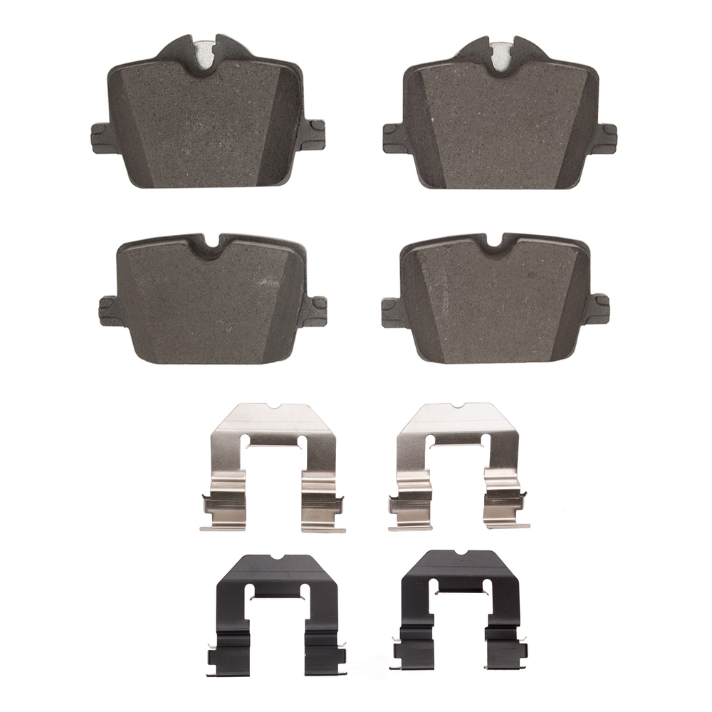DFC - DFC 5000 Advanced Brake Pads - Low Metallic and Hardware Kit (Rear) - DF1 1552-2221-01