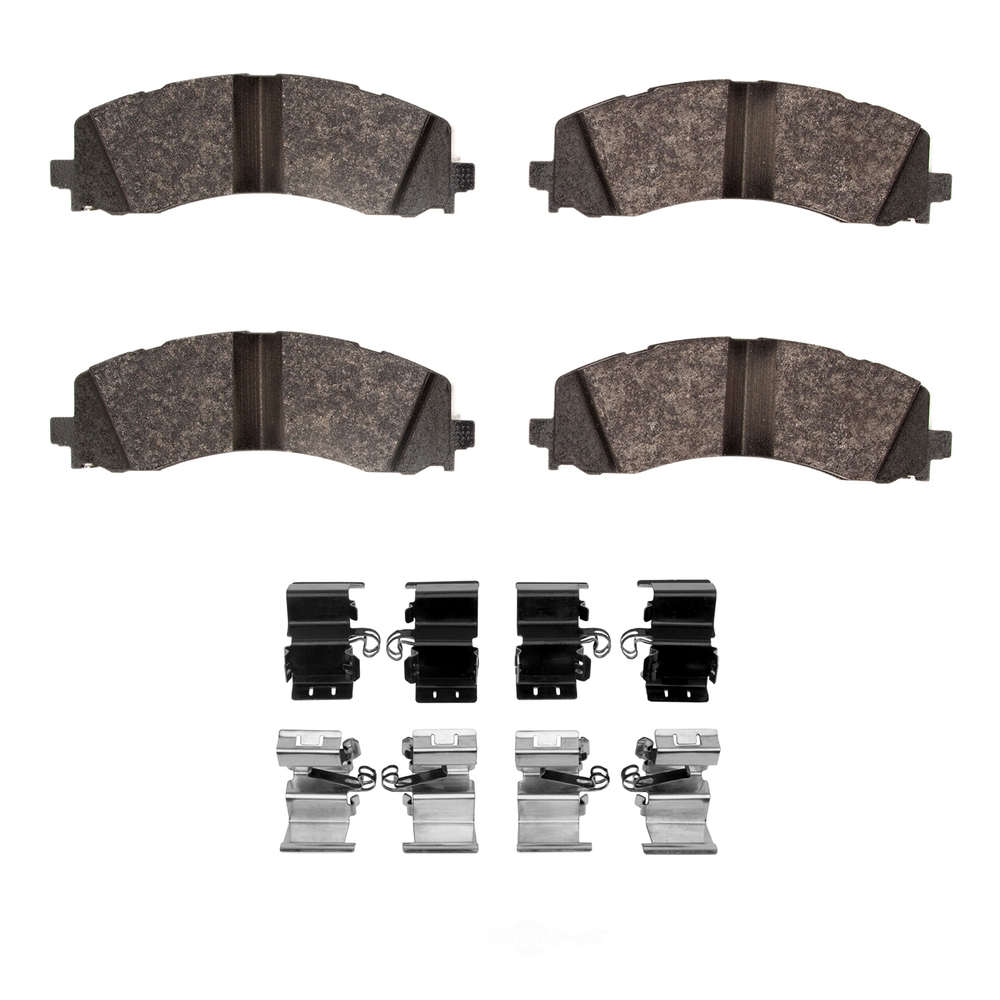 DFC - DFC 5000 Advanced Brake Pads - Semi Metallic and Hardware Kit (Rear) - DF1 1551-2225-01