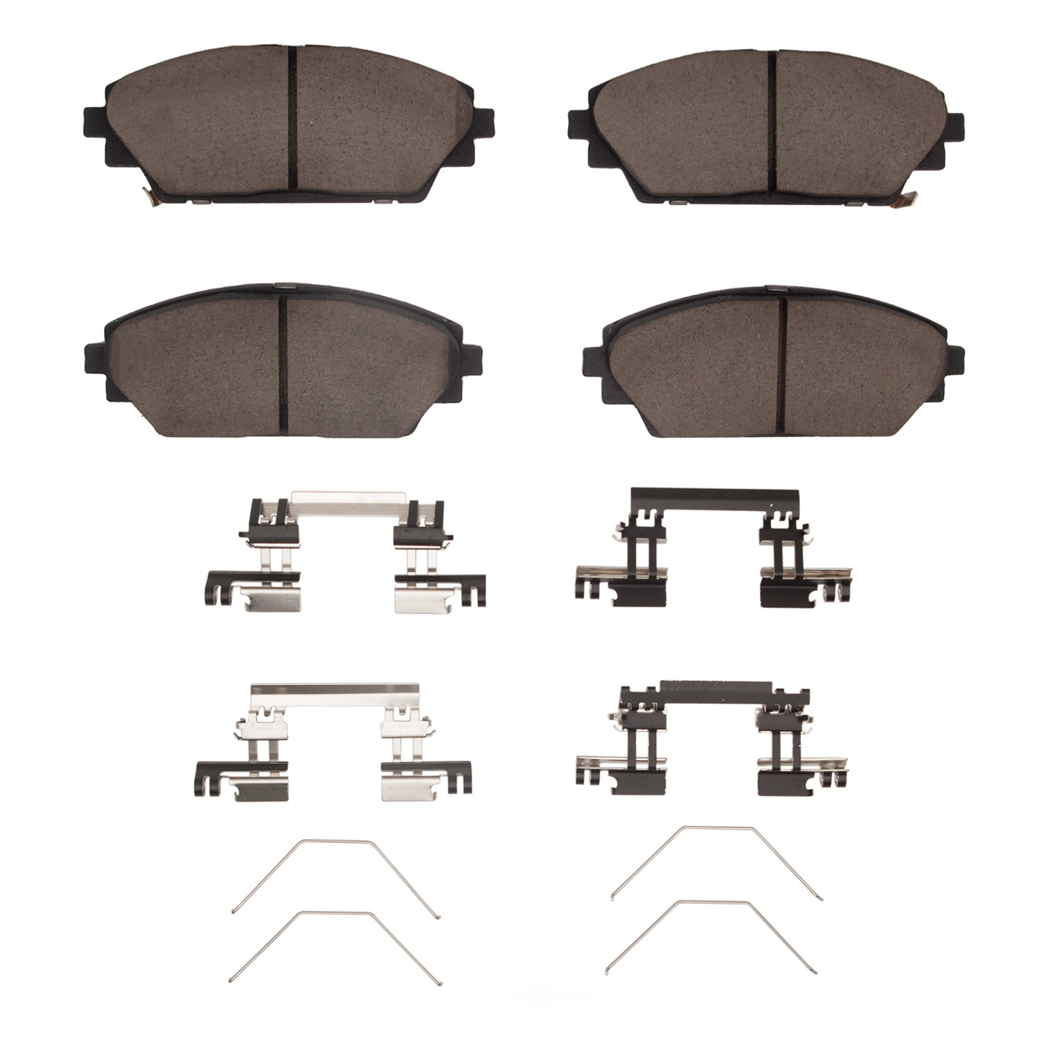 DFC - DFC 5000 Advanced Brake Pads - Ceramic and Hardware Kit (Front) - DF1 1551-2275-01