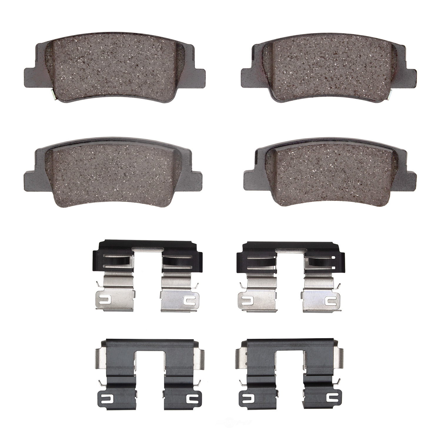 DFC - DFC 5000 Advanced Brake Pads - Ceramic and Hardware Kit (Rear) - DF1 1551-2299-01