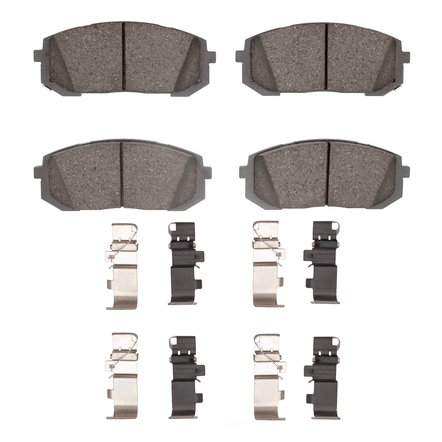 DFC - DFC 5000 Advanced Brake Pads - Ceramic and Hardware Kit (Front) - DF1 1551-2302-01