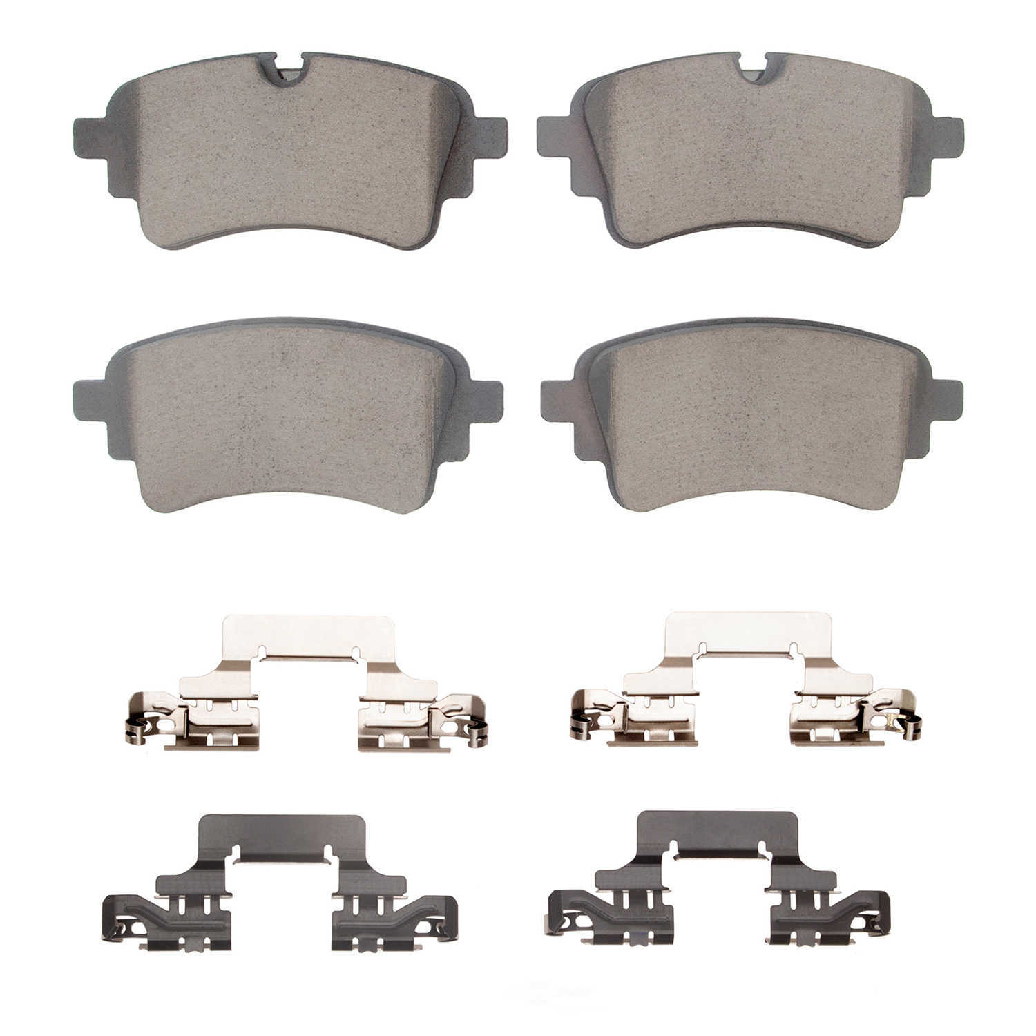 DFC - DFC 5000 Advanced Brake Pads - Ceramic and Hardware Kit (Rear) - DF1 1551-2364-01