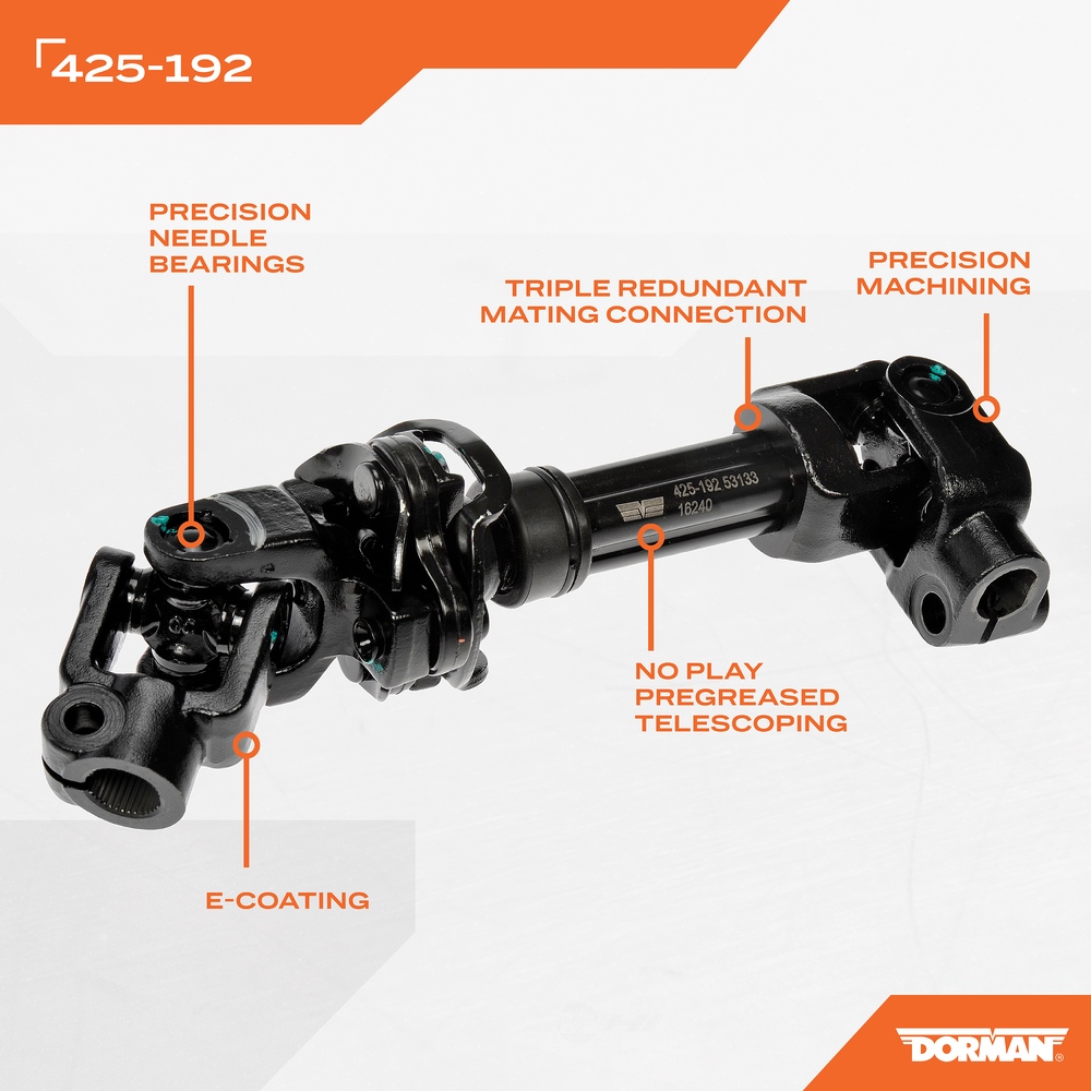 DORMAN OE SOLUTIONS - Steering Shaft (Lower Intermediate) - DRE 425-192