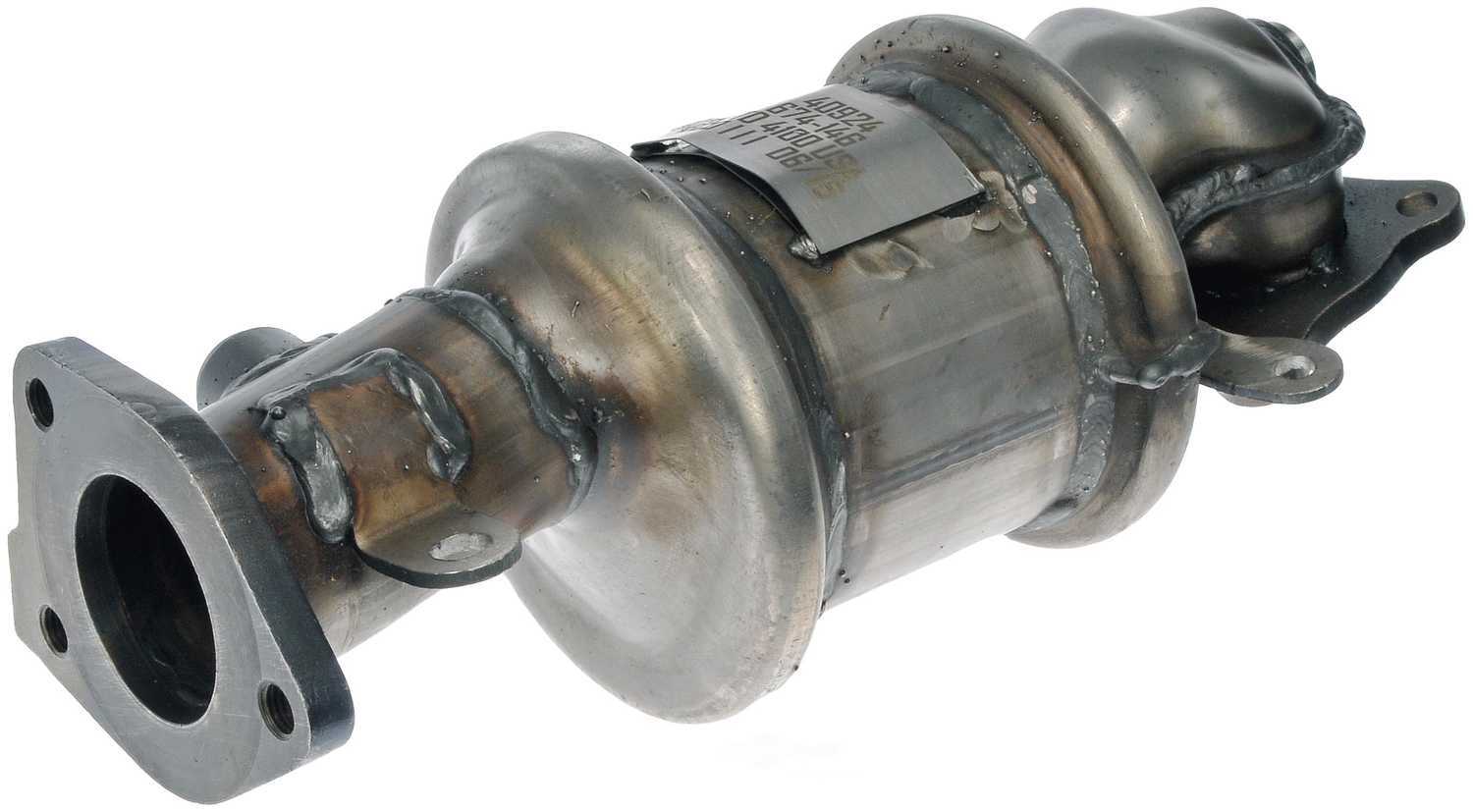 DORMAN OE SOLUTIONS - Exhaust Manifold with Integrated Catalytic Converter - DRE - 672-146