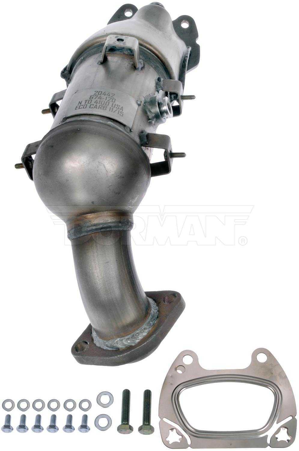 Foto de Mltiple de Escape con Convertidor Cataltico para Dodge Journey 2013 Marca DORMAN Número de Parte 673-120
