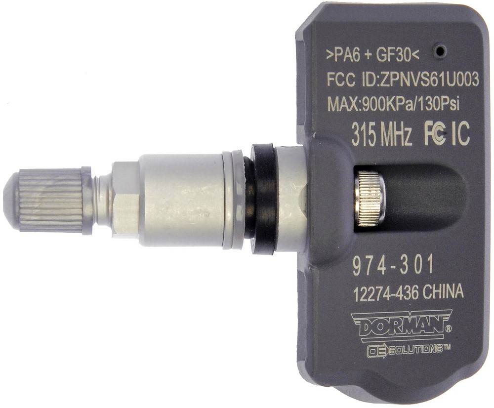 DORMAN OE SOLUTIONS - Tire Pressure Monitoring System(TPMS) Programmable Sensor - DRE 974-301