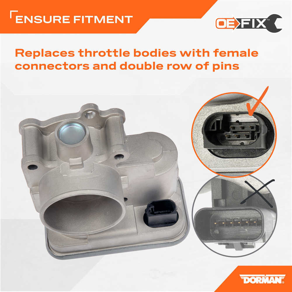 DORMAN OE SOLUTIONS - Fuel Injection Throttle Body - DRE 977-025
